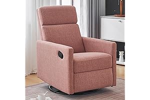 Cozy and Stylish Pink Nursery Chair for Comfort and Comfort
