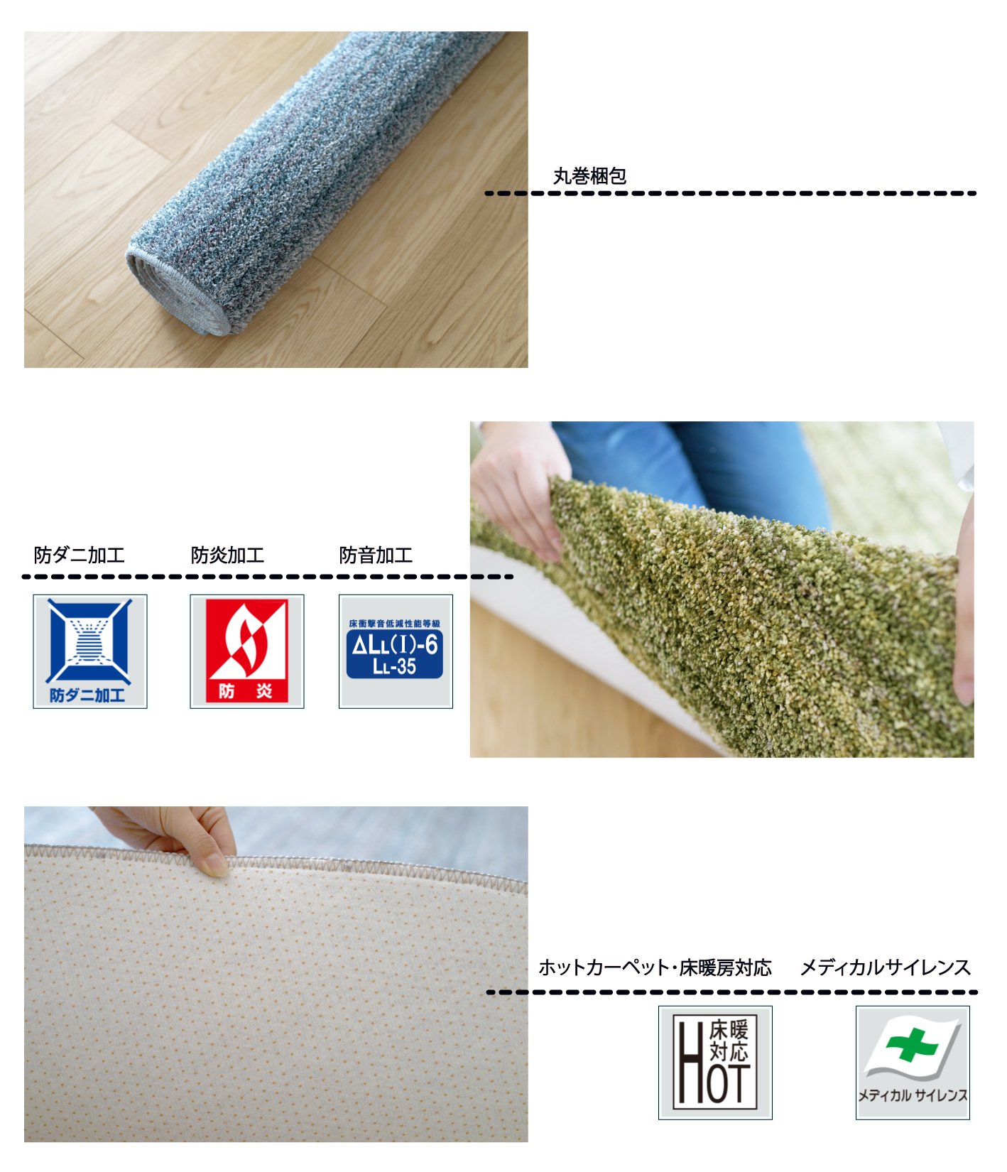 Amazon｜スミノエ(Suminoe) ラグ グレージュ 140×200cm 防炎 防ダニ 
