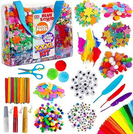 Blue Squid Arts and Crafts for Kids –...