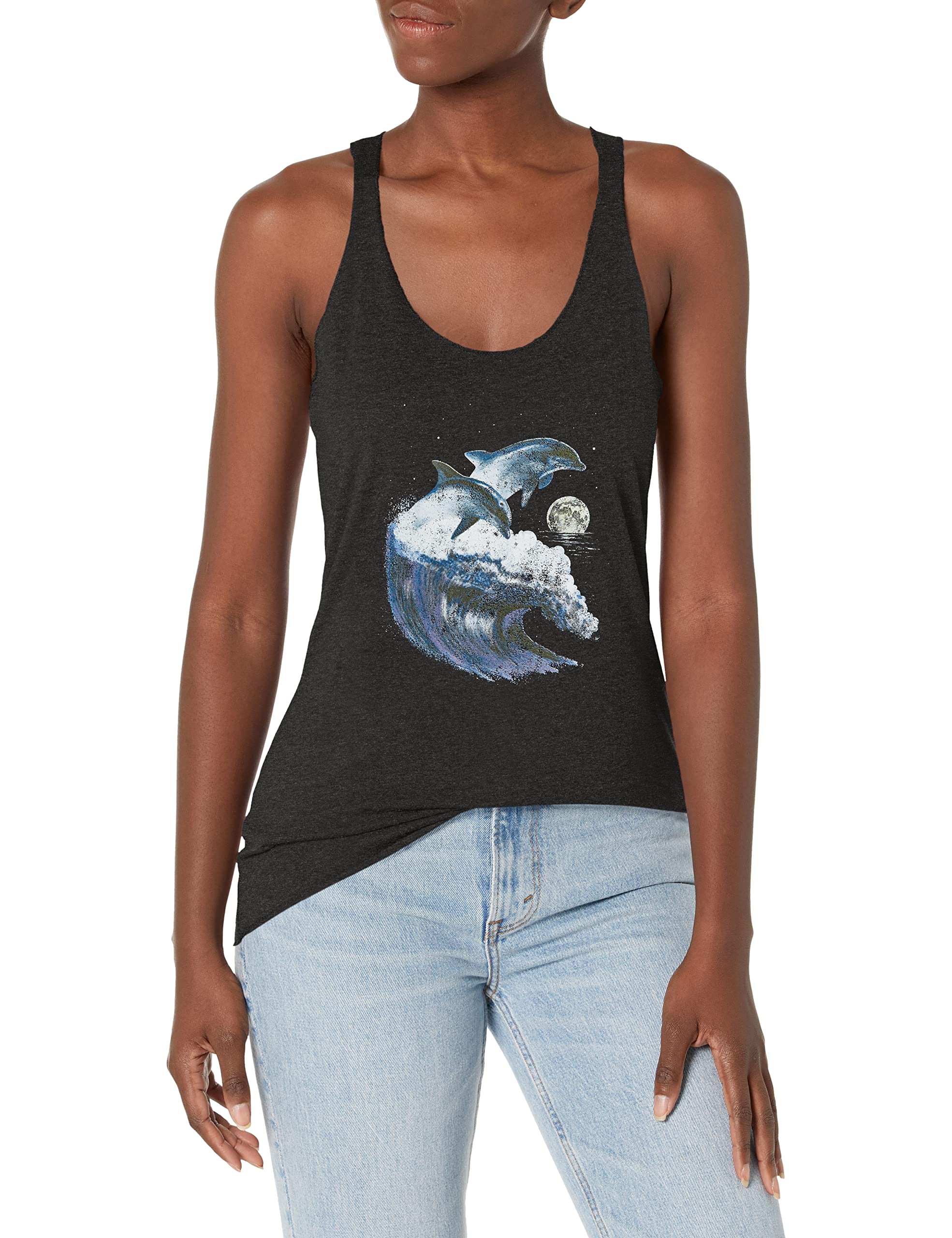 Fifth SunDolphins Women's Fast Fashion Racerback Tank Top