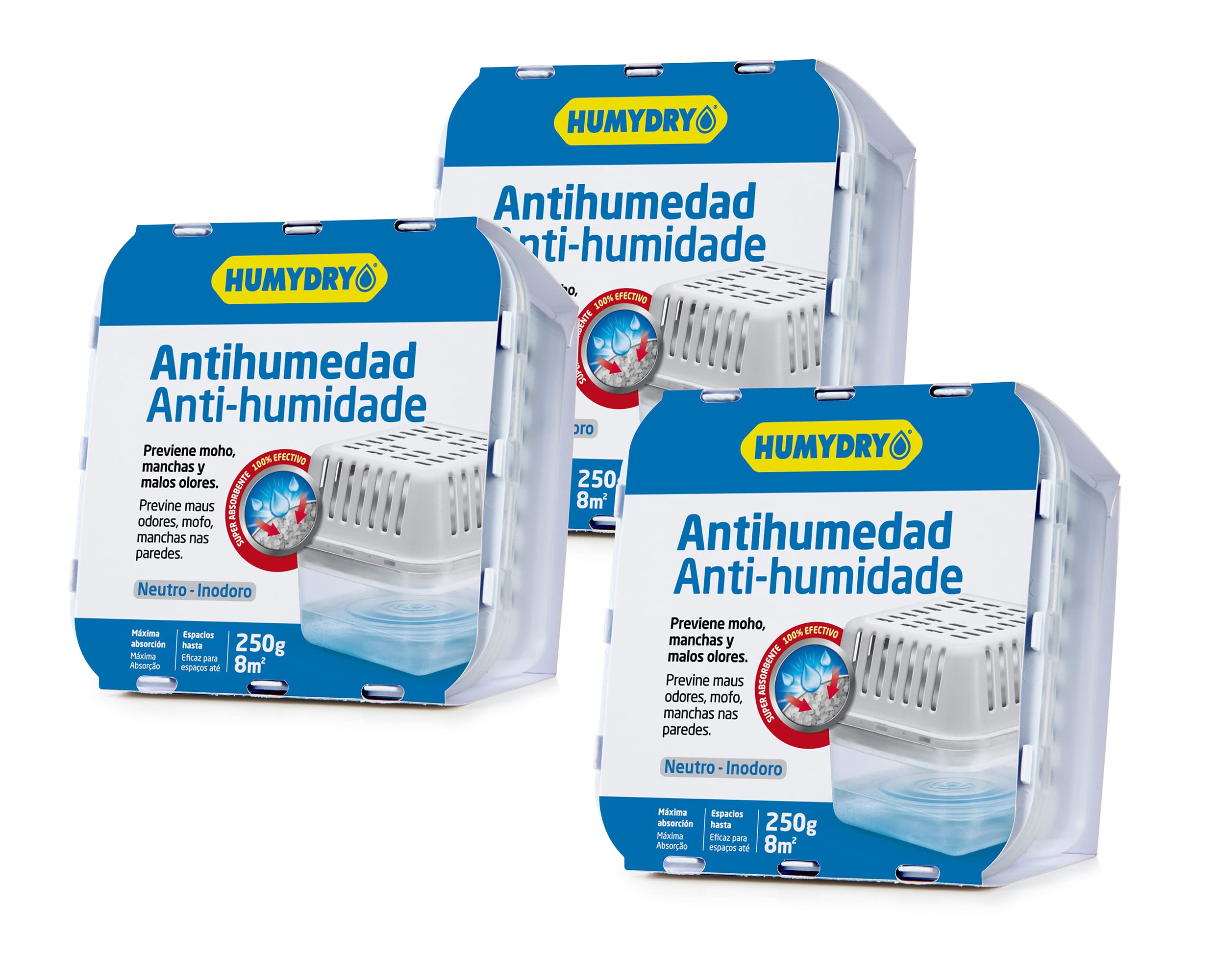 Set de 3 ® humydry absorbeur compact 250 g
