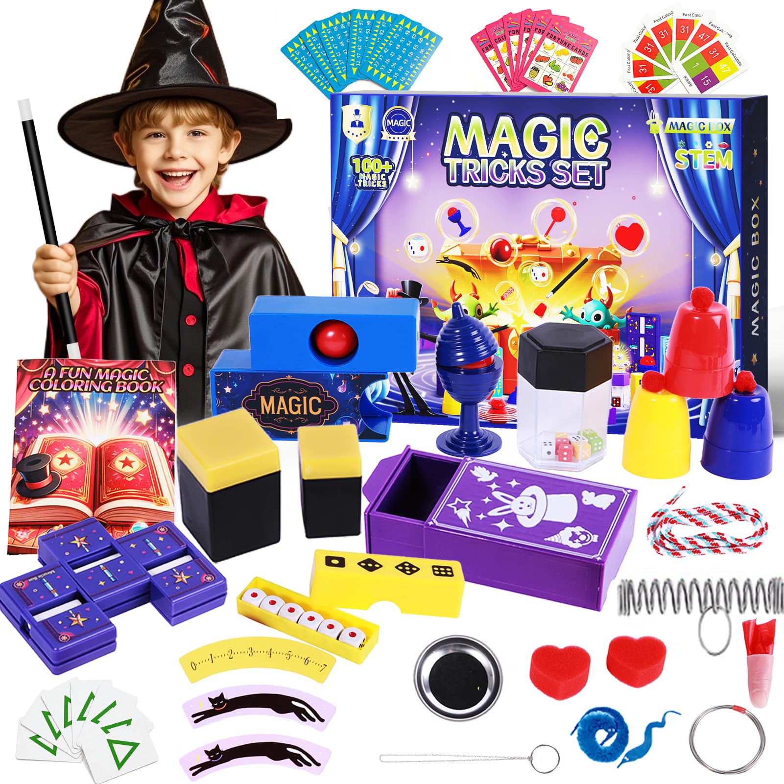 Amazon.com: luluckck Magic Tricks Kit, 30 in 1 Magic Set for Kids