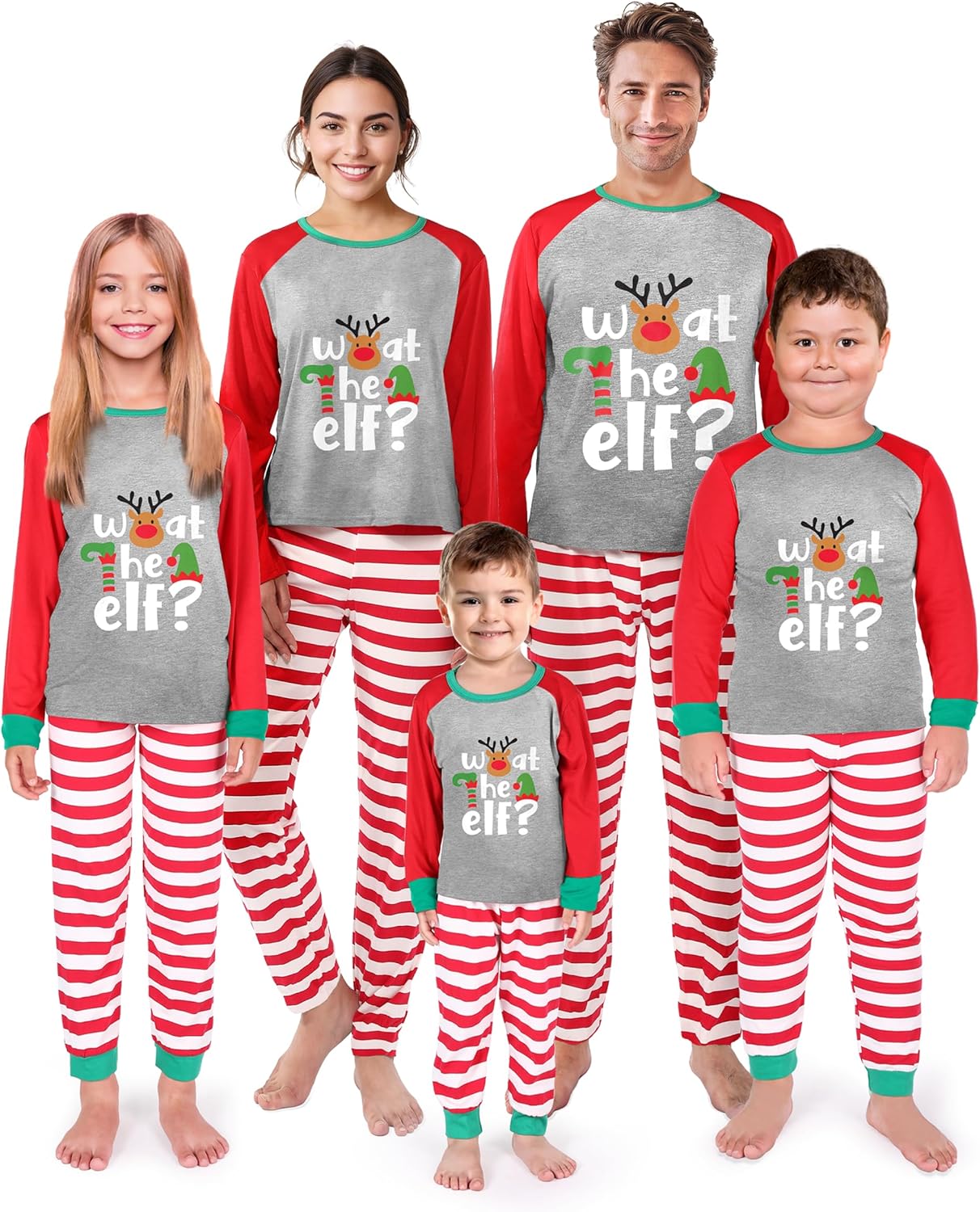 SUNNYBUY Family Christmas Pjs Matching Sets,Holiday Pajamas Xmas Jammies for Family or Couples