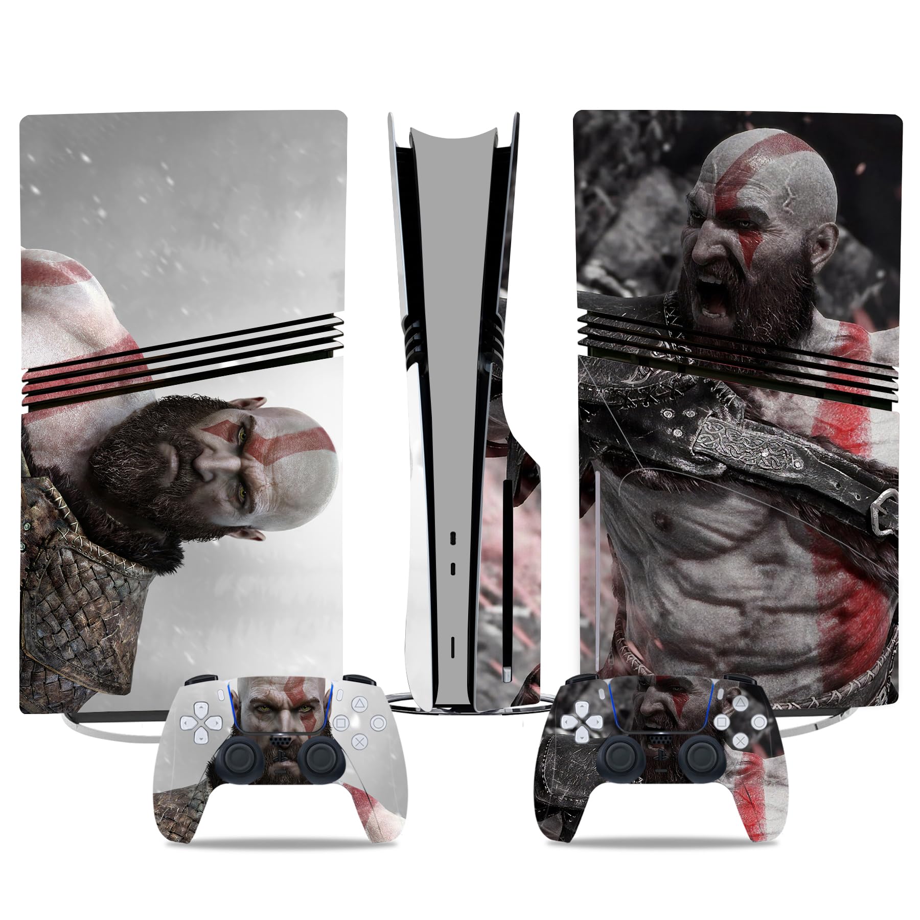 Kit de vinilos Extra Resistentes MaD Vision® para PlayStation 5 (PS5) Digital| Set de vinilos Mate para Consola + 2 mandos - para Anime|Rubber|Zoro|Nami Diseño — view 88