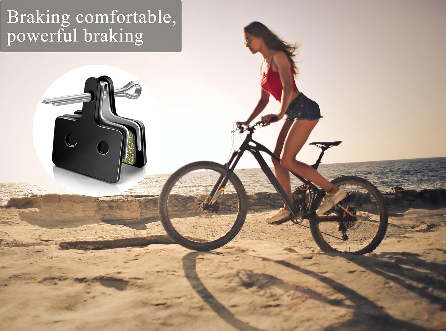 Taigin 6 Pairs Disc Bike Brake Pads, Compability with Shimano Tektro TRP Deore M575 M525 M495 M486 M485 M475 M465 M445 M416-A M416 M415 M375 T615(Resin Semi-Metal). : Sports & Outdoors