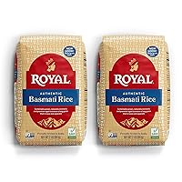 Vista 15 de Royal - Arroz Basmati Blanco de Grano Largo Auténtico Envejecido Naturalmente - 15 lbs