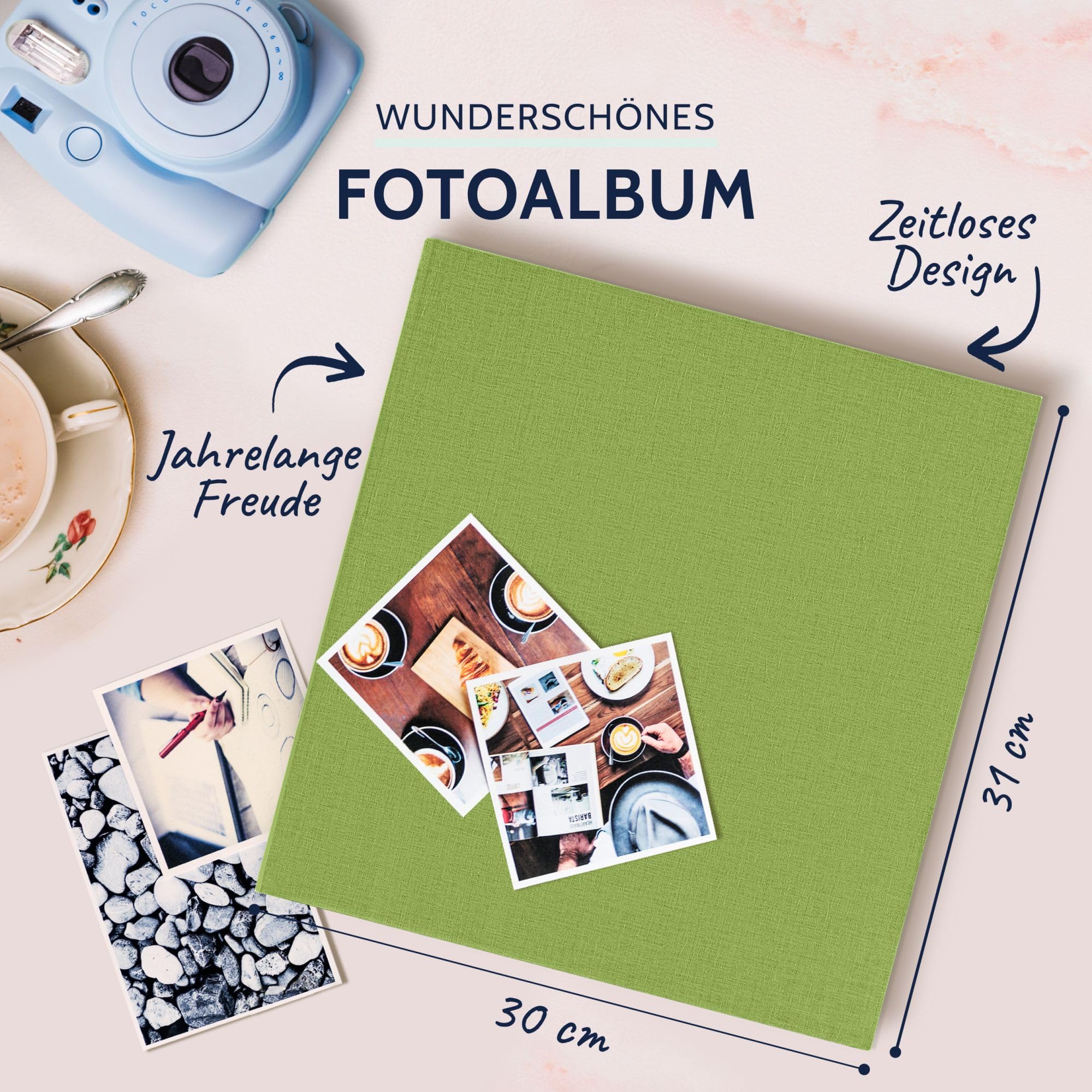 Goldbuch Album Fotografico SummerTime Classic - 100 Pagine, Copertina Lino, Per 600 Foto 30x31cm - Foto 7