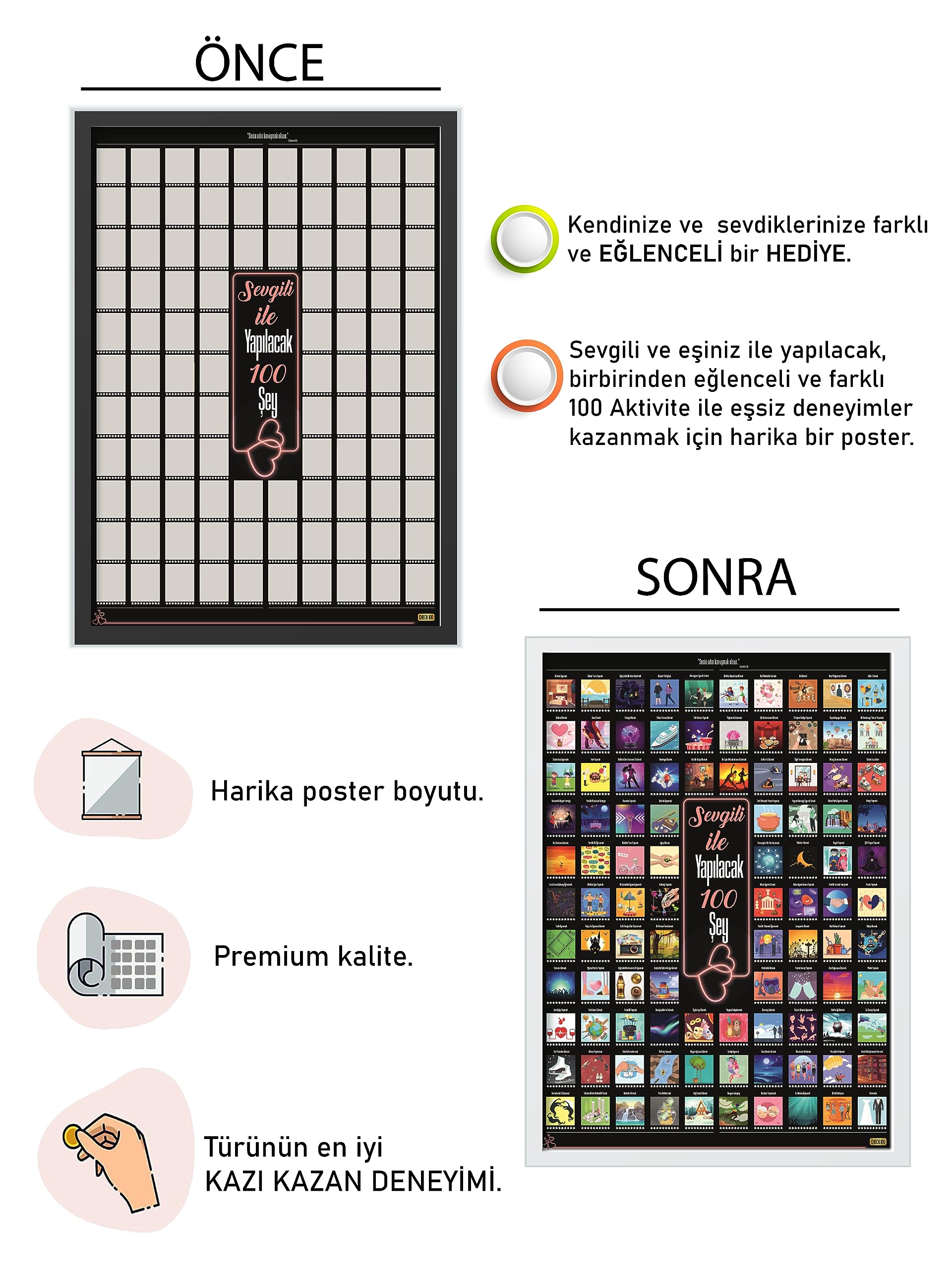 Check100 Sevgili ile Yapılacak 100 Sey Posteri