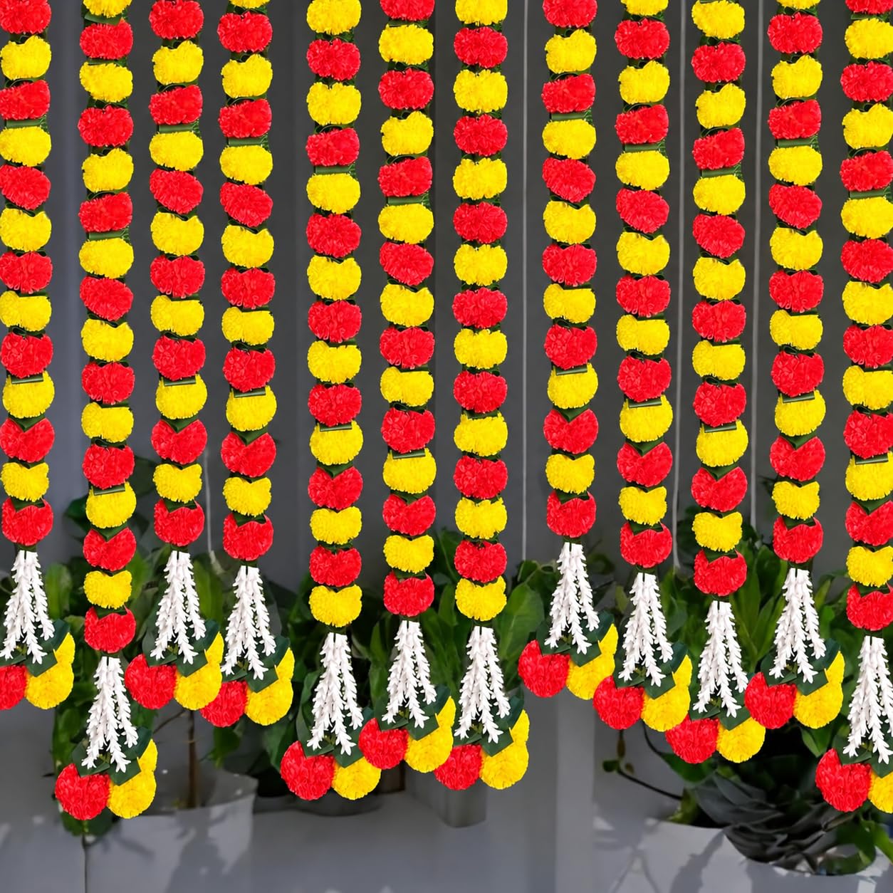 Rajasthan Marigold Garland - Diwali & Pooja Decor -2