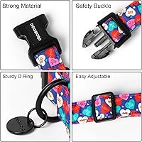 Vista 98 de DOGWONG Collar de perro Airtag de algodón y cáñamo, collar resistente para perros con soporte para Airtag, collares verdes para perros pequeños