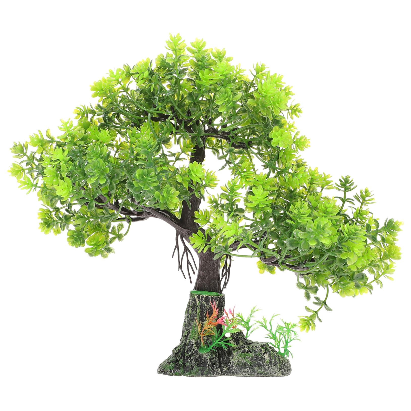 Décoration aquarium résine plante aquarium réaliste faux arbre