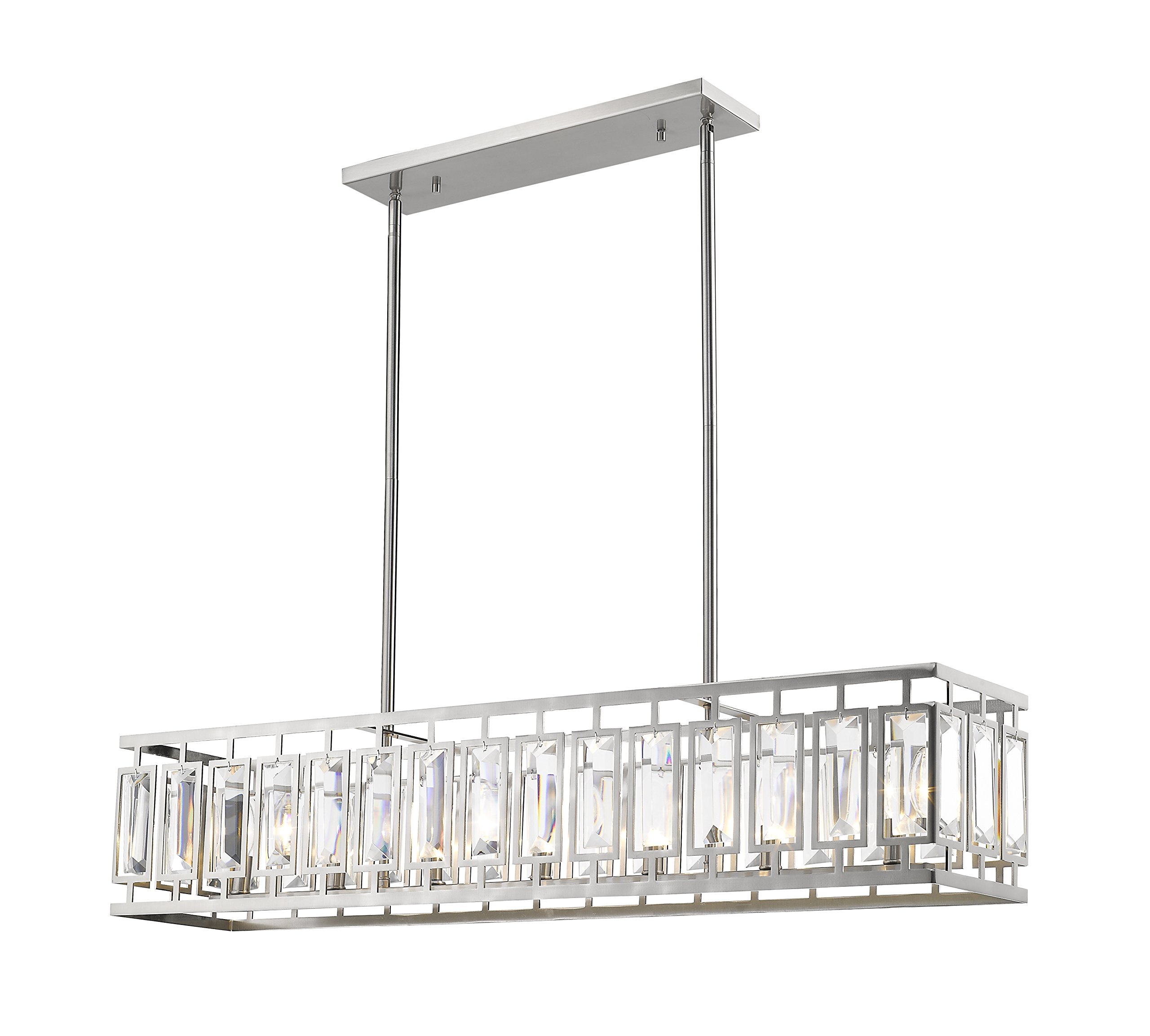 Amazon.com: Z-Lite 6006-44BN 7 Light Island/Billiard Light