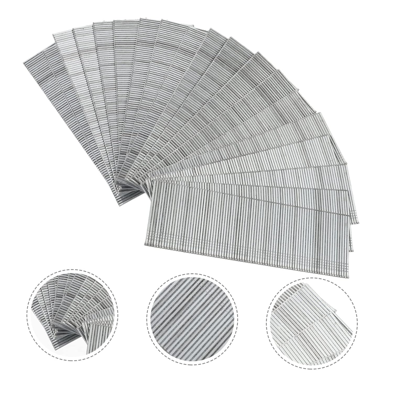 Cabilock 1600pcs Heavy Duty Galvanized Straight Nails Furniture Nail Pin Accessory for Home Factory Use