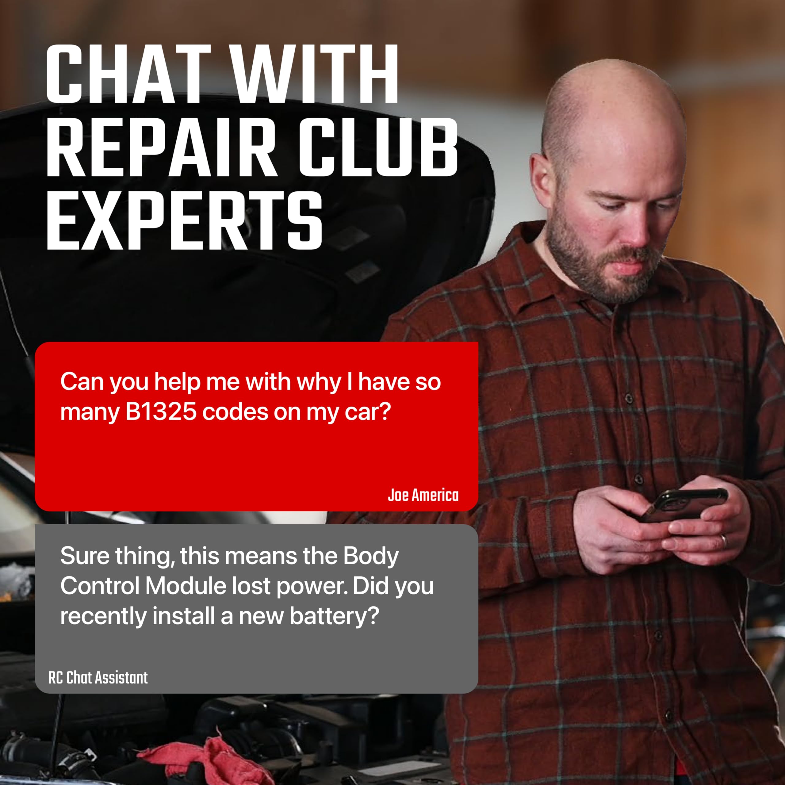 Repair Club Pro OBD II Scan-Tool für iPhone und Android - Keine Abonnementgebühr - Alle System-OBD2-Scanner Alle Fahrzeuge ab 1996