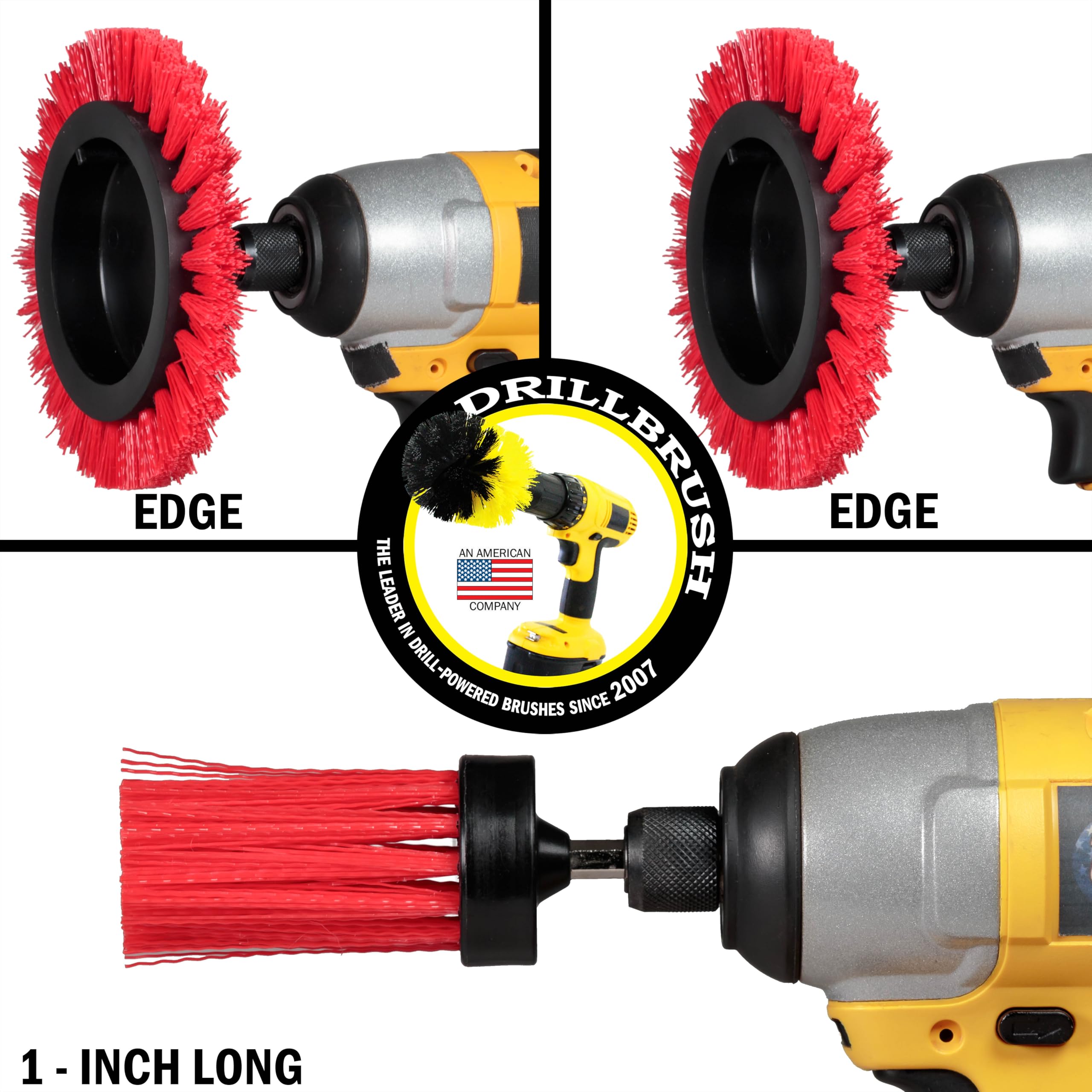 Drillbrush Outdoor Cleaning Brush - Heavy Duty -7