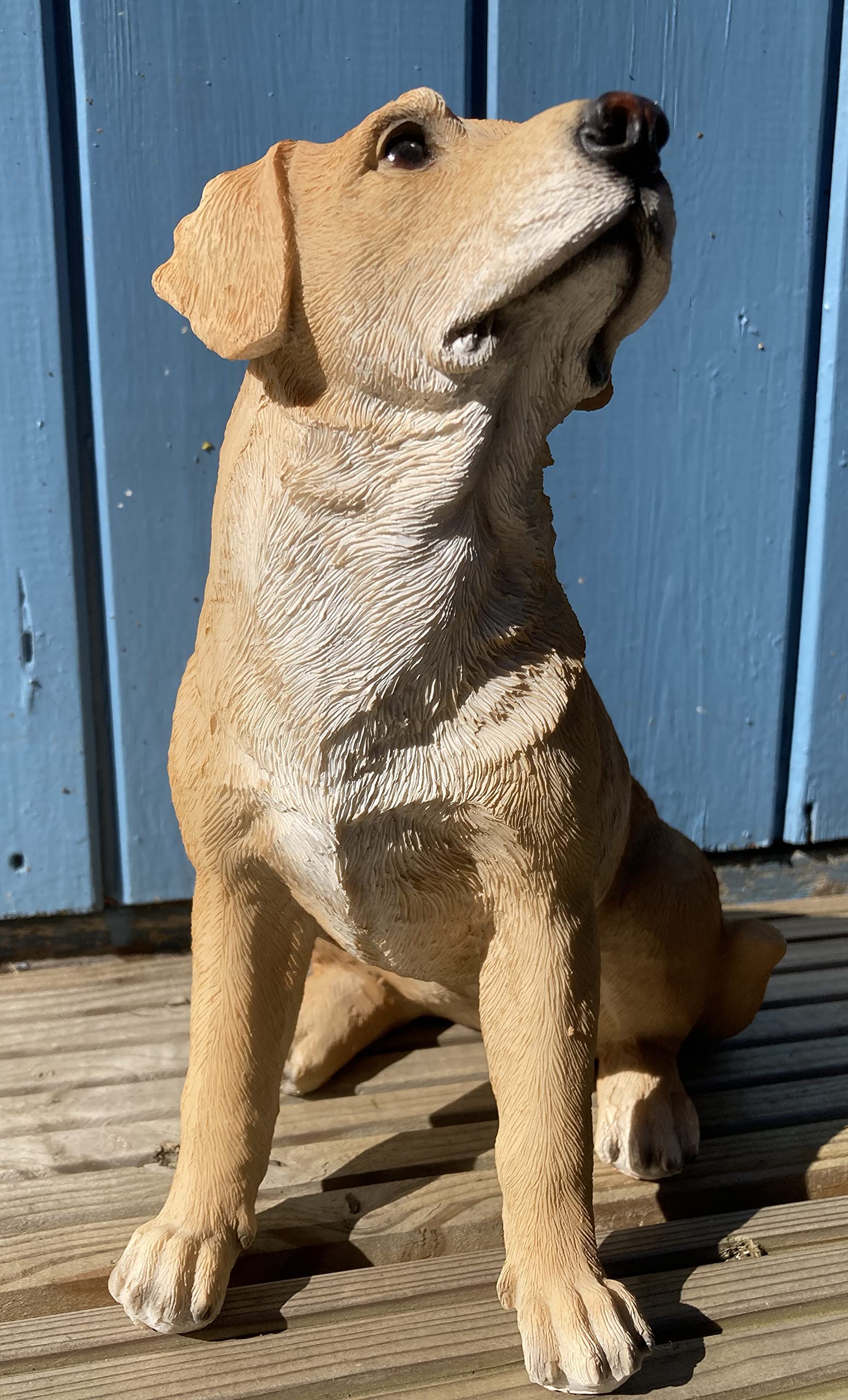 Tackel, statue de chien sur une base en bois, limitée Art Dog FR