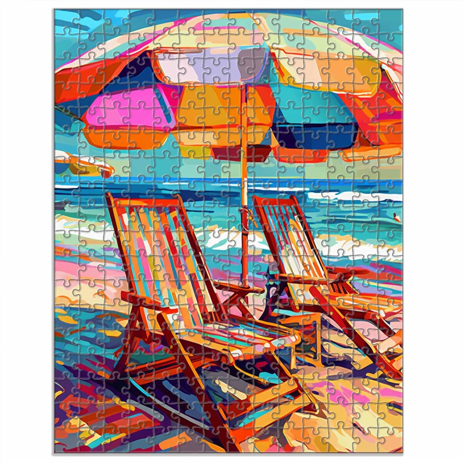 NETHOUSE Beach Vibes 30 Piece Jigsaw Puzzle for Adults