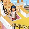 Miraculous: Tales of Ladybug & Cat Noir - 2in1 Balcony Bedroom Dolls House and Accessories Playset Bandai