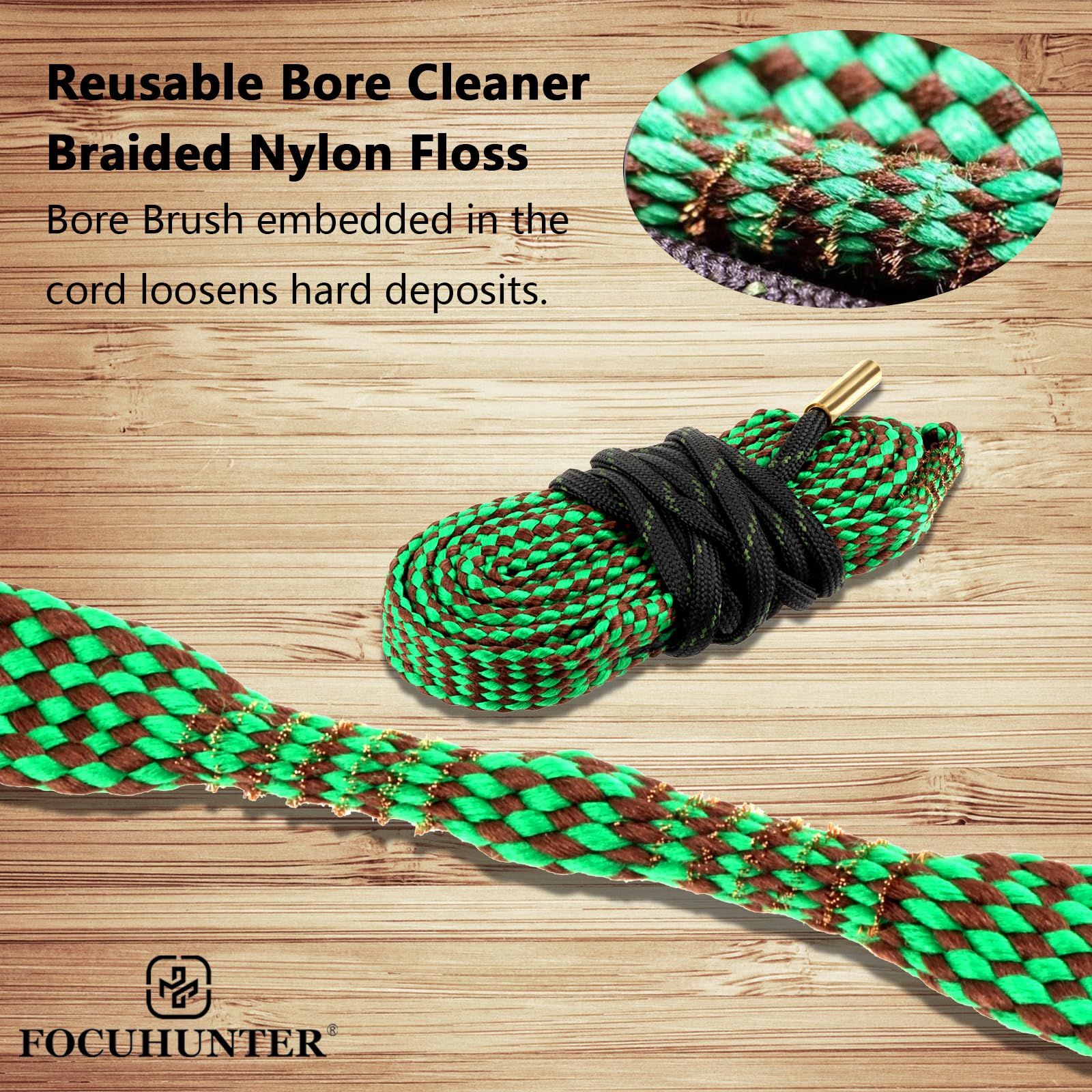 Snake Rifle Rope Cleaner Snapklik.com : Gun Snake Cleaner .22 Cal.223 Cal & 5.56mm, Gun Bore ...