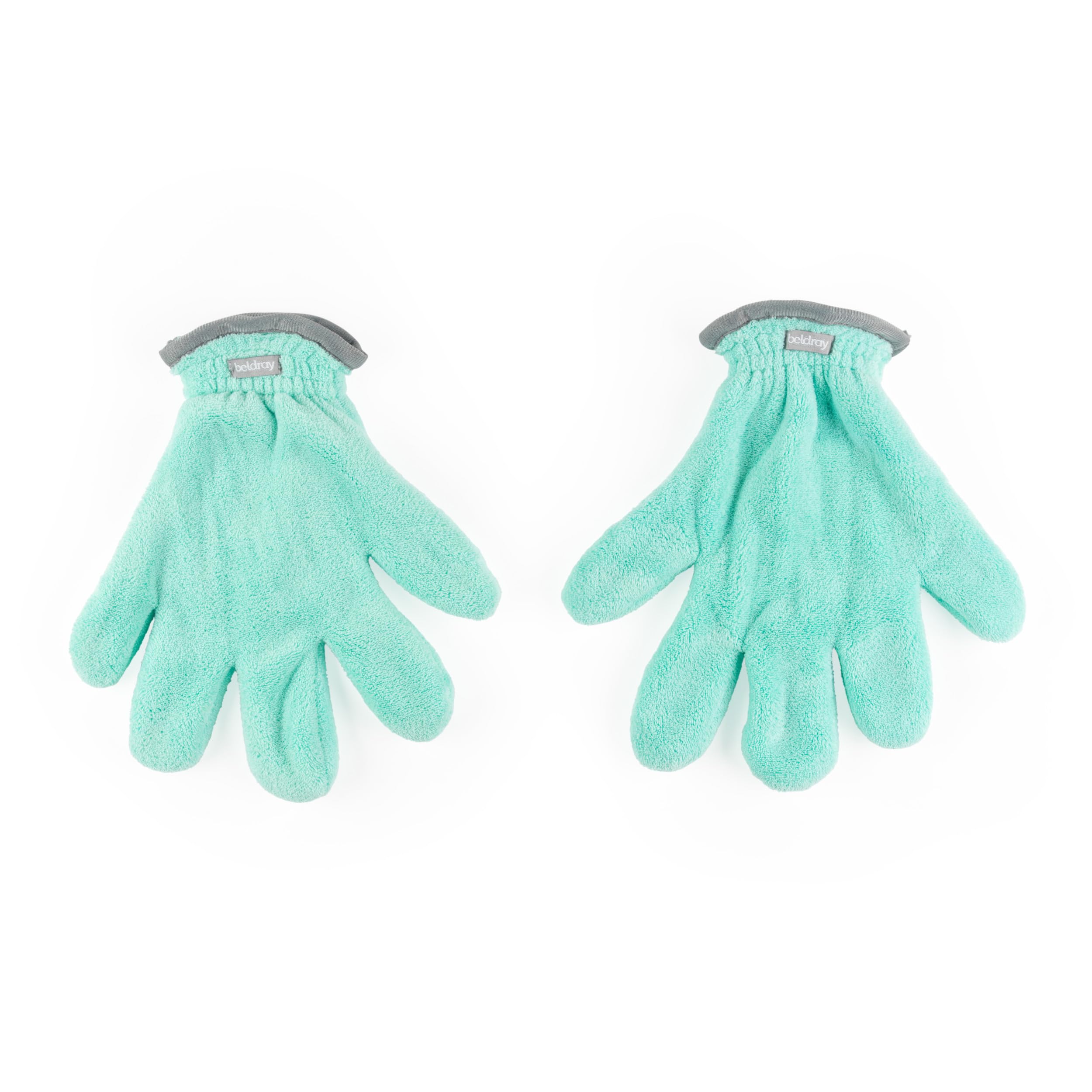 Beldray Anti Bac Dusting Gloves, Microfibre, Antibacterial, Pack Of 2