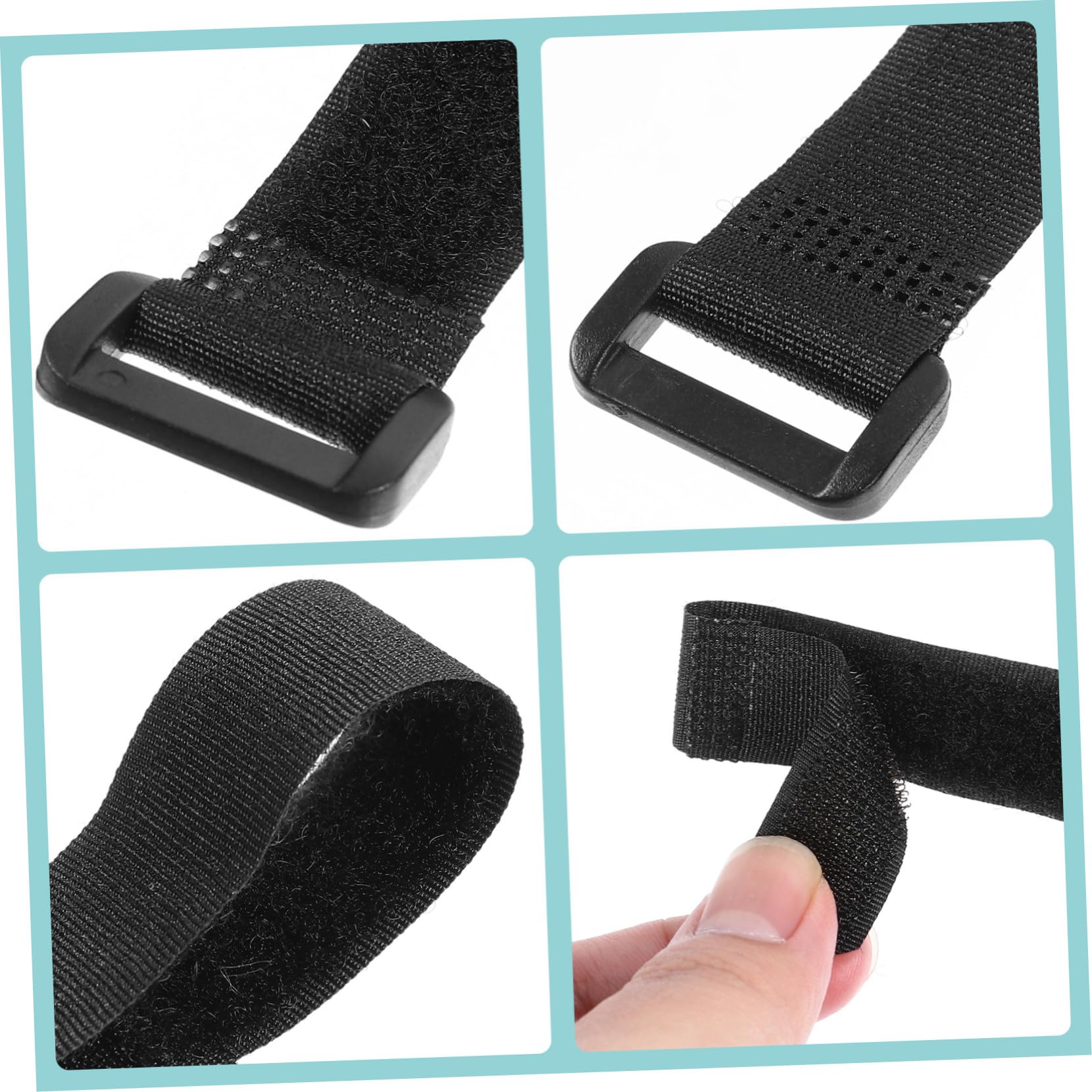 BUTIFULSIC 6 Pack Heavy Duty Straps Ratchet Tie-Down Straps for Bike Wheel Easy Install