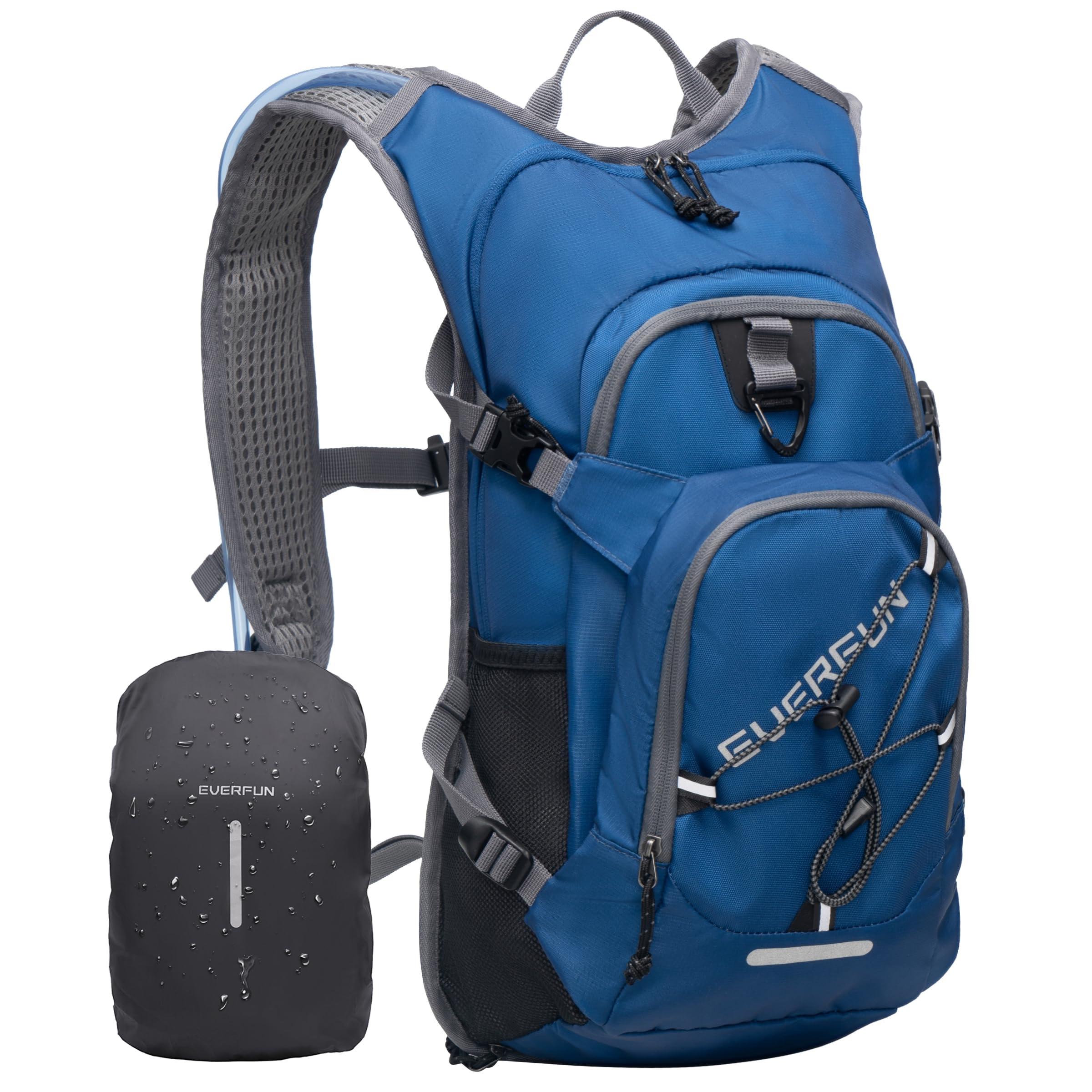 Everfun Hydration Backpack 18L with Water Bladder 2L/3L Hiking Water Backpack Women Men Hydration Pack Insulated Lightweight Day Hydropack with Storage for Hiking, Biking, Running, Festival