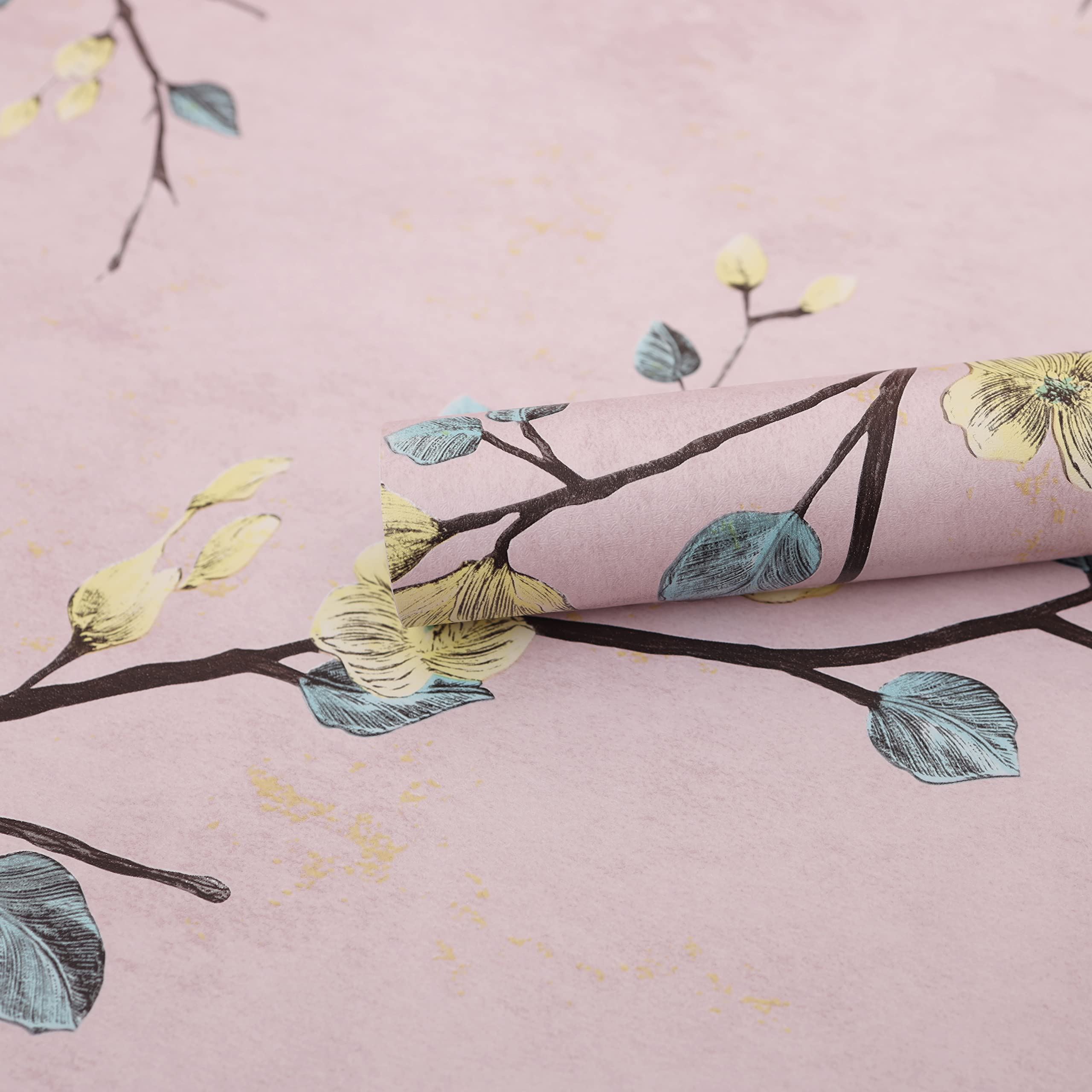 Wollzo Floral Flower Decorative Wallpaper (45 x 500 cm) (B0B9WYNPS5) Amazon Price History, Amazon Price Tracker