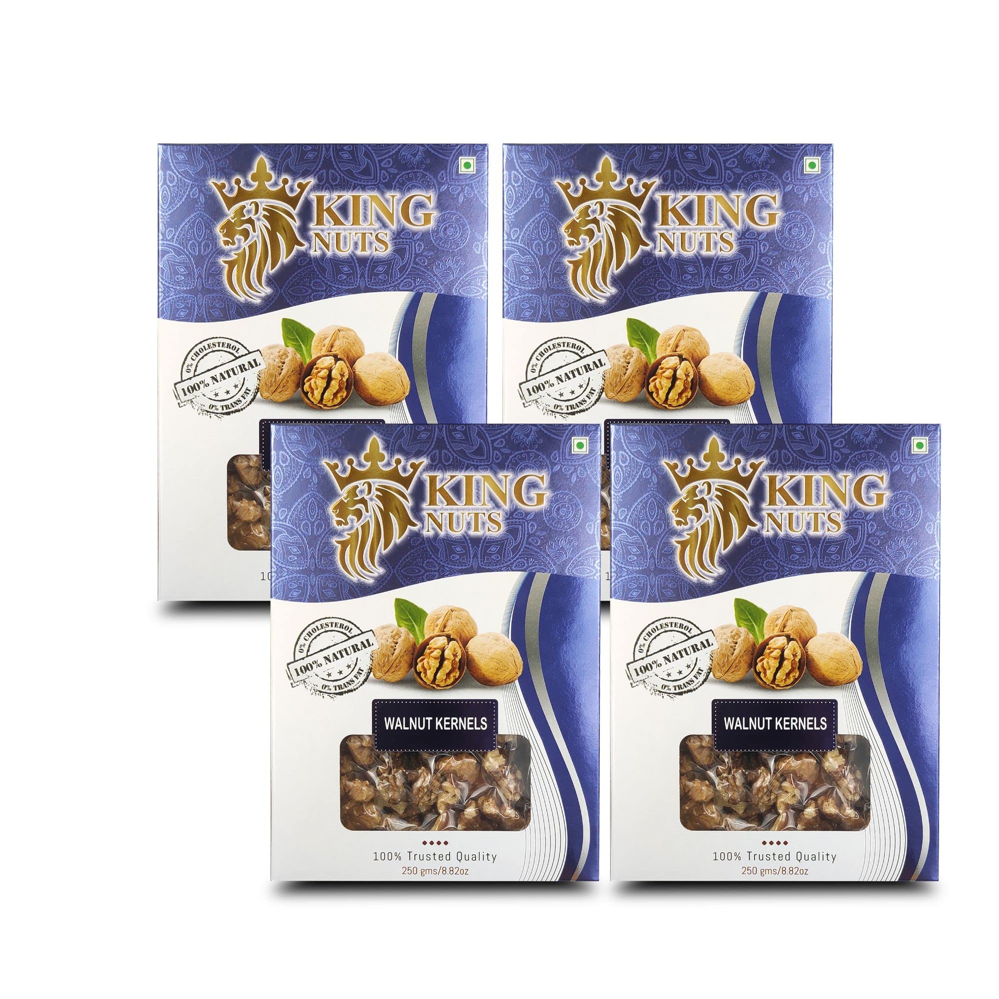 Go King Nuts Kashmiri Walnuts Kernels (Without Shell) 1 Kg (Pack of 4)| Walnuts Dry Fruits |Akhrot Giri | Organic, Without Shell | Healthy Dry Fruits for Snacking & Baking-image-28