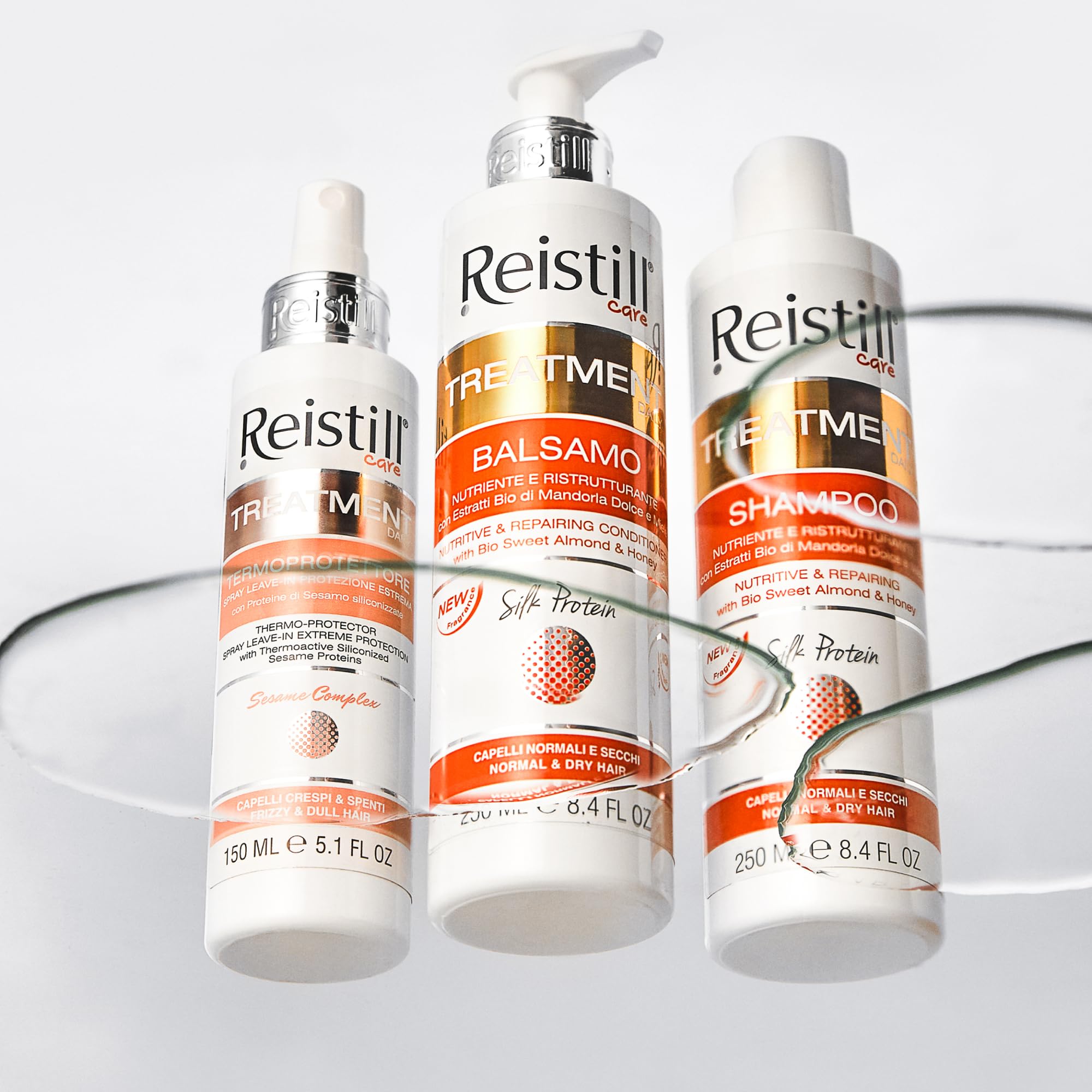 Spray Termoprotettore Capelli Leave-In, Protegge Dal Calore, Ammorbidisce e Nutre, per Tutti i Tipi Di Capelli, con Proteine Di Sesamo 150 ml