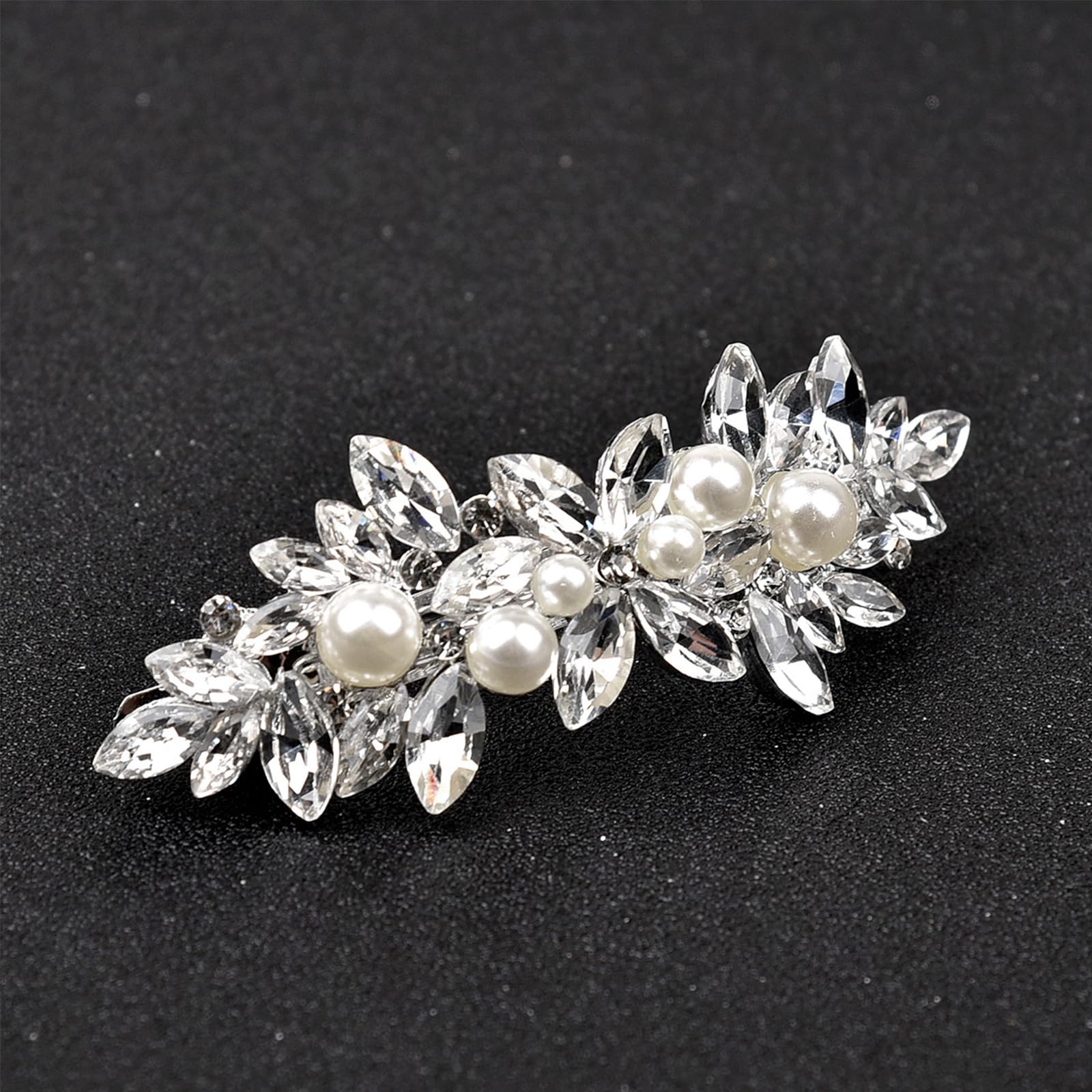 Fermaglio per capelli da sposa con perle e strass - Italia