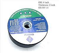 Vista 2 de Piedra de moler verde con rosca para moler granito 4X2X5/8-11 (paquete de 1) (grano 220)