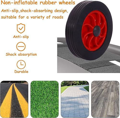 Miniatura 5 de WOGDKS Triciclo para niños triciclo con asiento del pasajero triciclo para niños pequeños a partir de 2 años marco de triciclo de acero equipo de