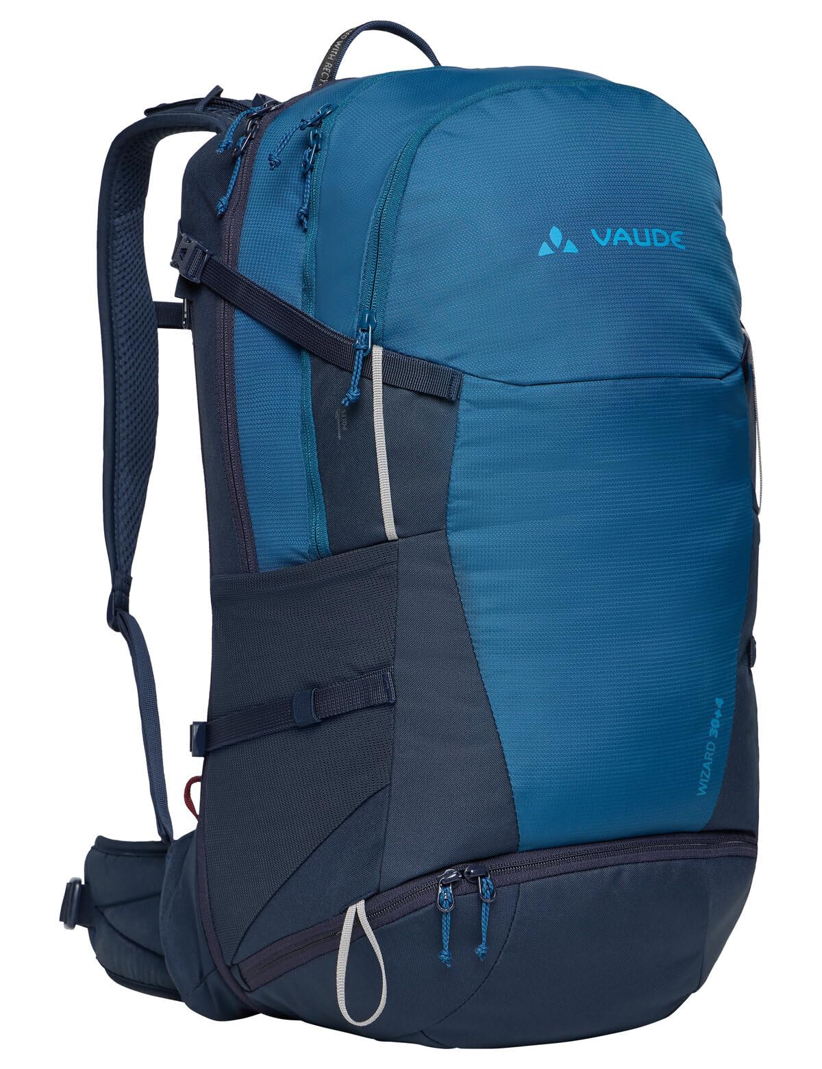 VAUDE Wizard 30+4 Hiking Backpack, Water-Repellent Backpack for Men and Women, Comfortable Trekking Backpack with Sophisticated Carrying System and Practical Compartment Division