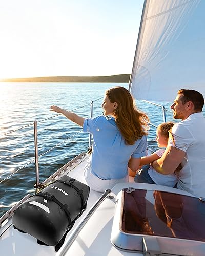 Miniatura 7 de IDRYBAG Mochila impermeable para viajes, kayak, canotaje, natación, embarque flotante de remo - Bolsa seca sumergible 35L55L85L