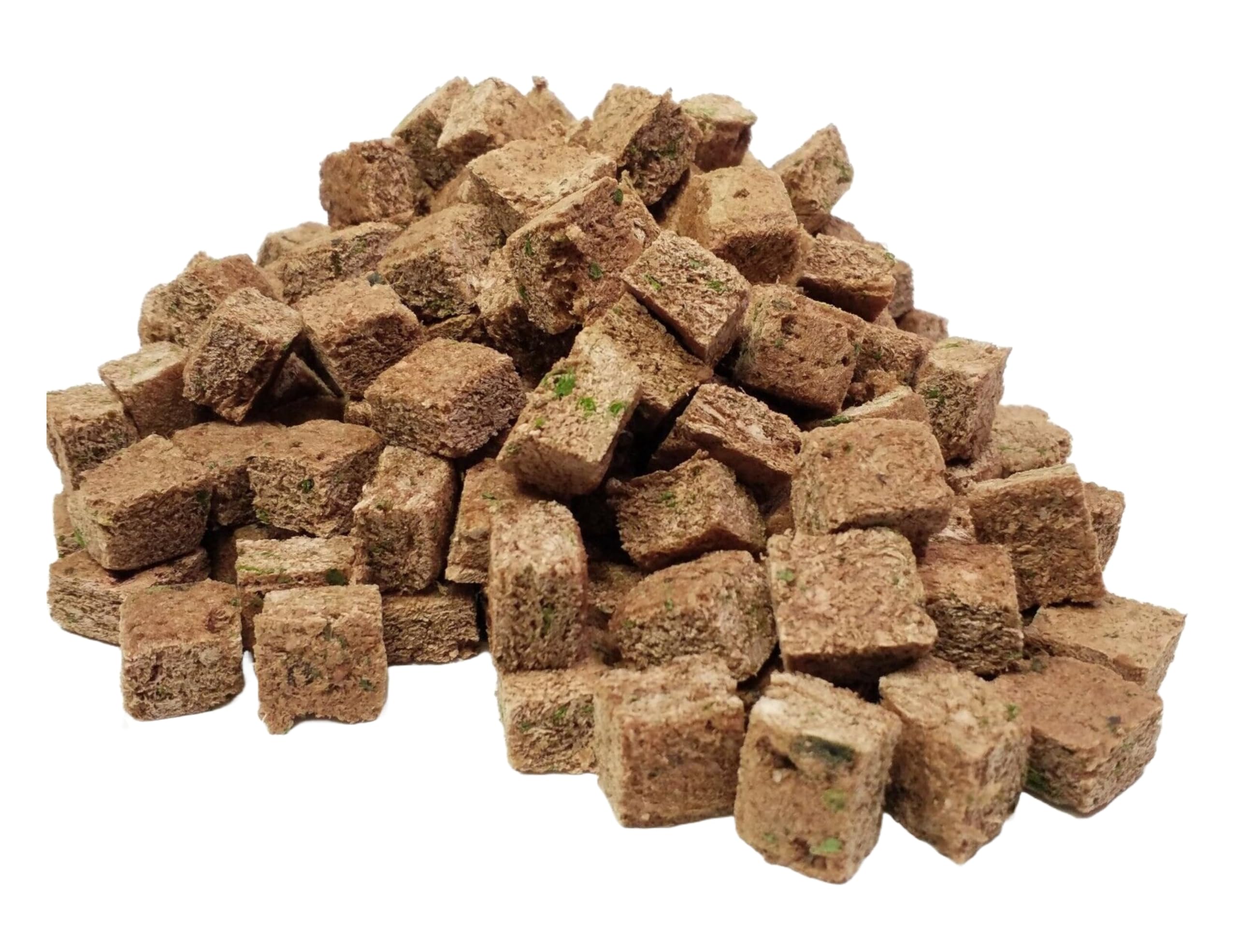 Aquatic Foods Inc. Freeze Dried Beef Heart Mix with Shrimp, Nori, Spinach, All Natural Mix for Discus, Cichlids, All Tropicals with No Coloring