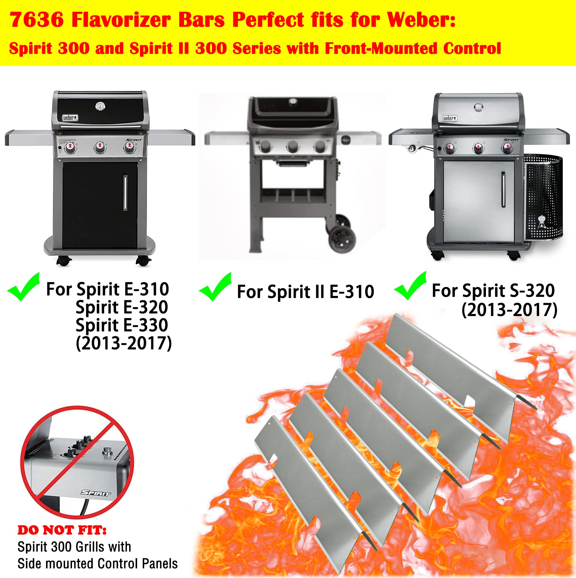 Spirit 300 Flavour Bars For Weber Bbq Weber Grill Replacement