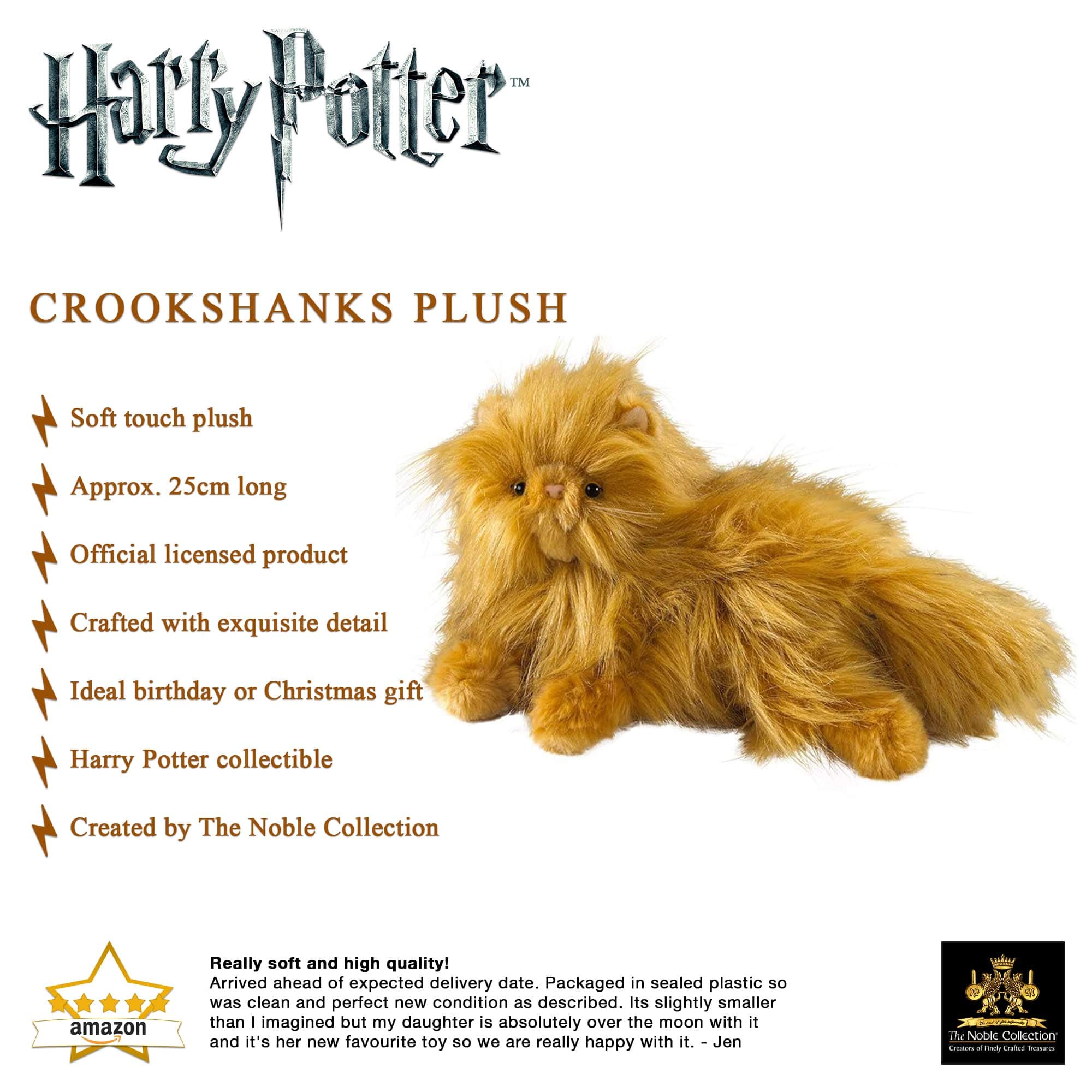 Noble Collection Peluche Crookshanks Harry Potter