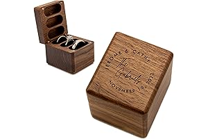 MUUJEE Snitch Ring Box for 3 Rings
