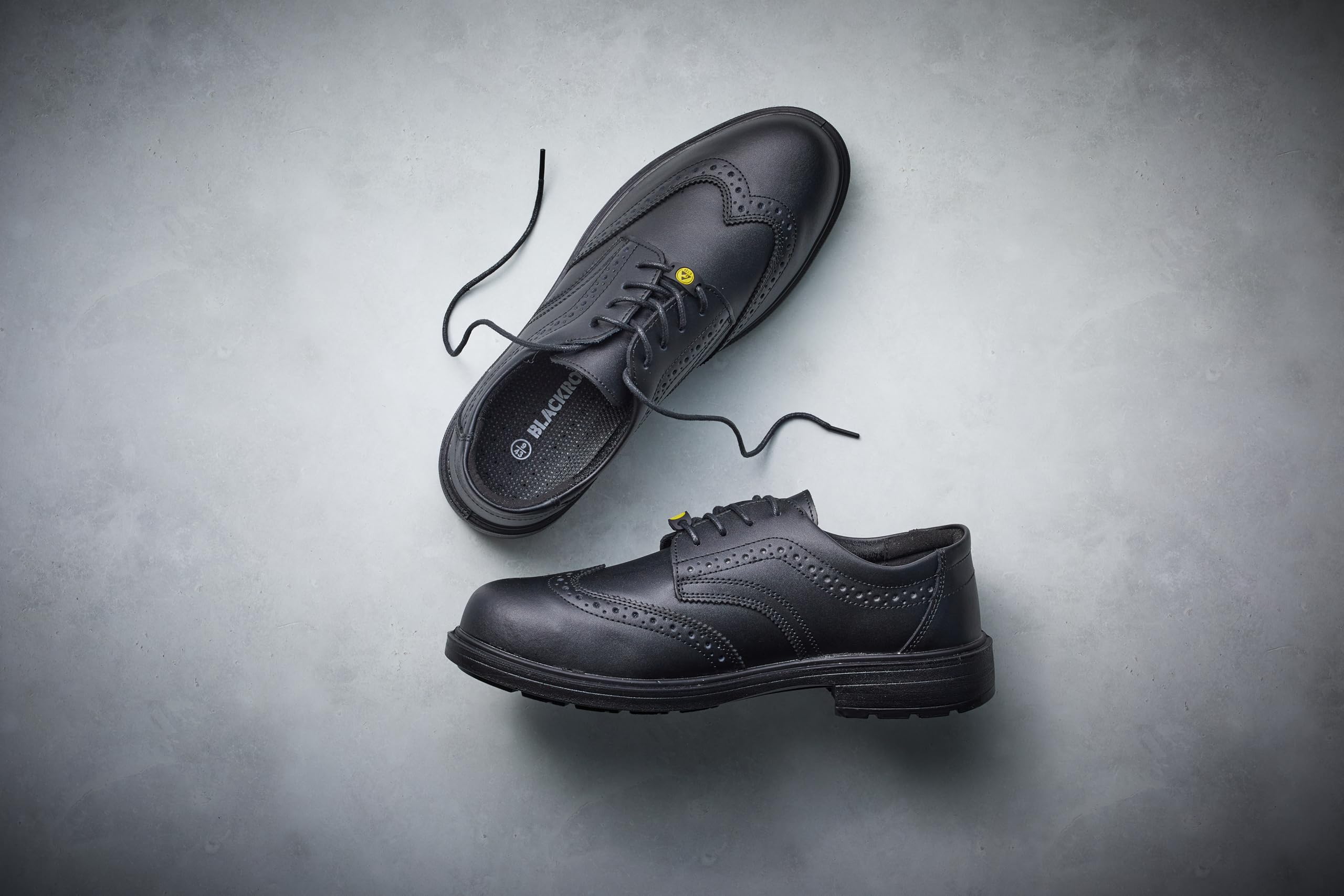 Blackrock Black Brogue Shoe, Scarpe per lavori industriali Unisex-Adulto