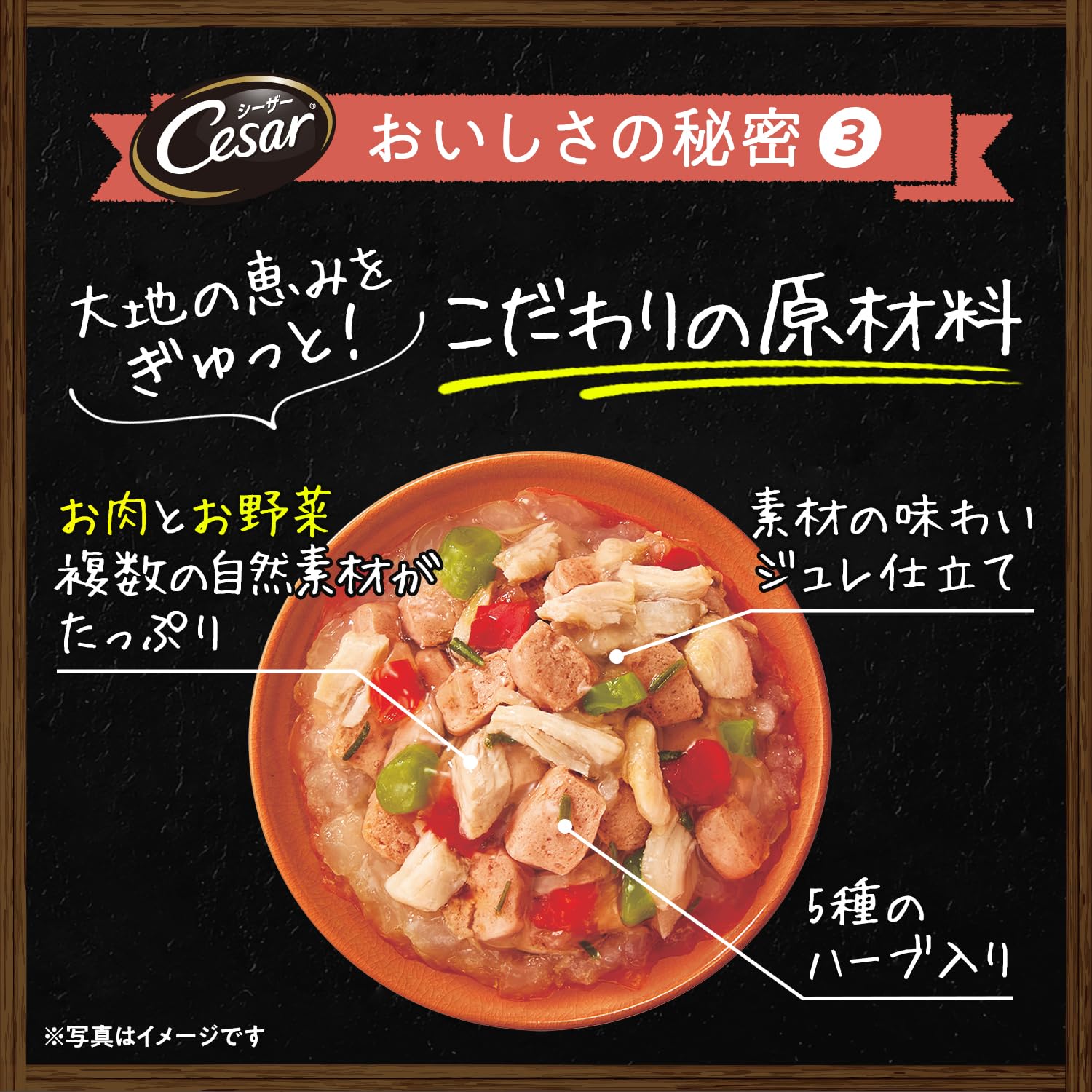 Amazon.co.jp: シーザー パウチ 成犬用 自然素材レシピ 無添加 60g×12