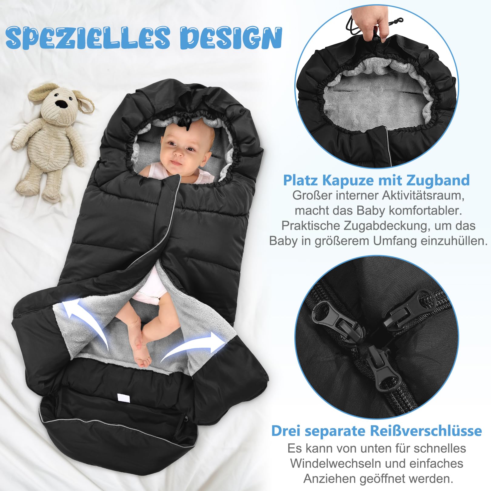 Universal Footmuff for Stroller - Image 3