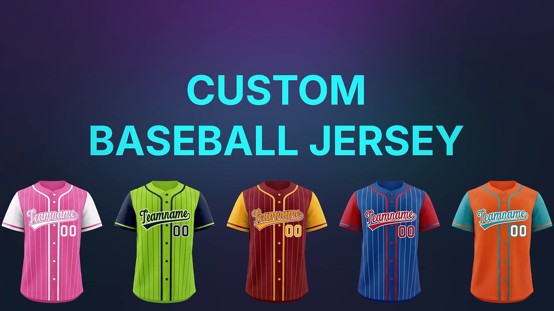Custom Pinstripe Baseball Jersey for Men Women Youth Personalized 90s Hip Hop Shirts Stitched Name Number Logo miniatura 6