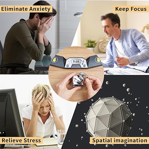 Miniatura 5 de Metal-Puzzles 3D-Brain-Teaser Toys Geniales Gadgets-Stuff Box Puzzles-Juguete para niños, niños, adolescentes y adultos, herramientas para el alivio