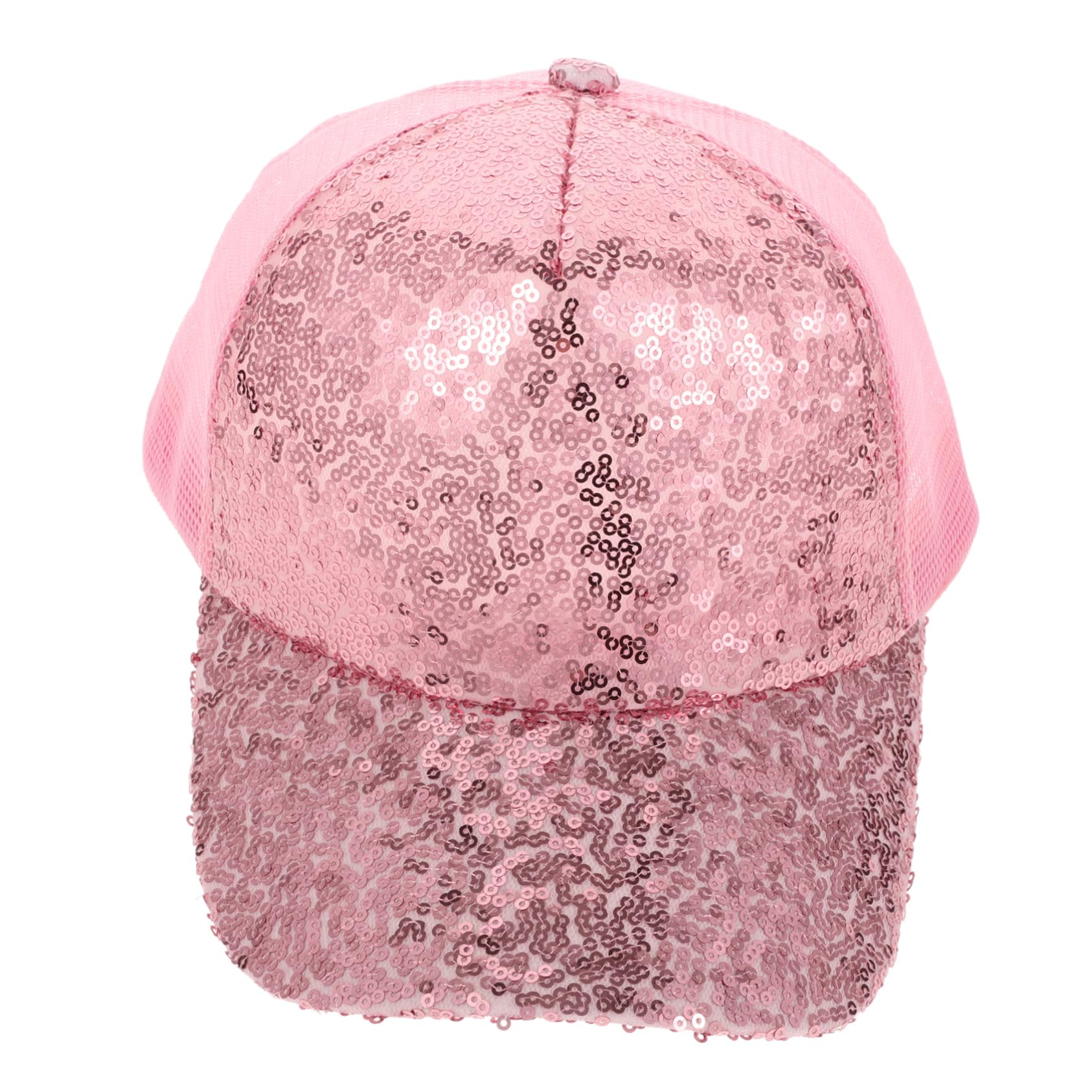 SOIMISS Chapeau en Maille Bec de Canard Chapeau de Fete Chapeau pour Femme Casquette de Baseball pour Courir Chapeau de Soleil en Plein air Chapeau de Course Polyester Rose