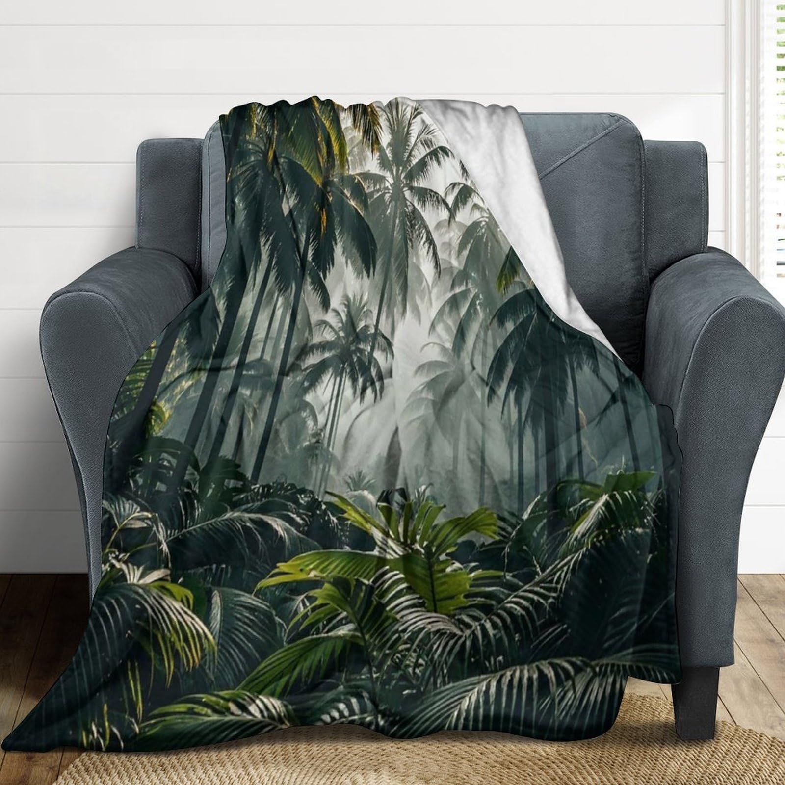 Couverture plaid Wulin douce pour cocooning sur canapé, voyage et camping