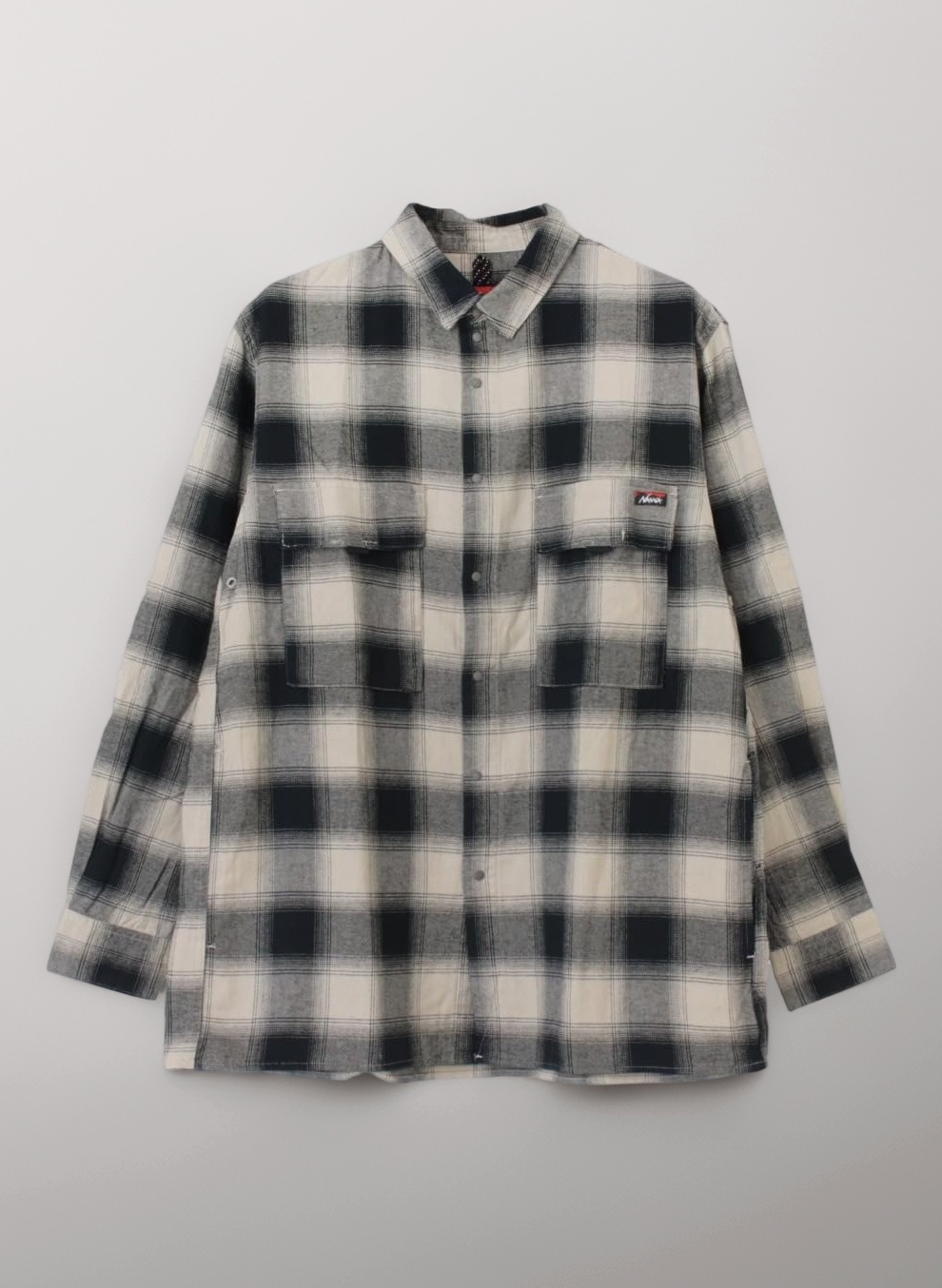 美品 25FW NANGA オンブレ チェック ダブル ポケット ボックスシャツ 81z0y97sEEL.jpg