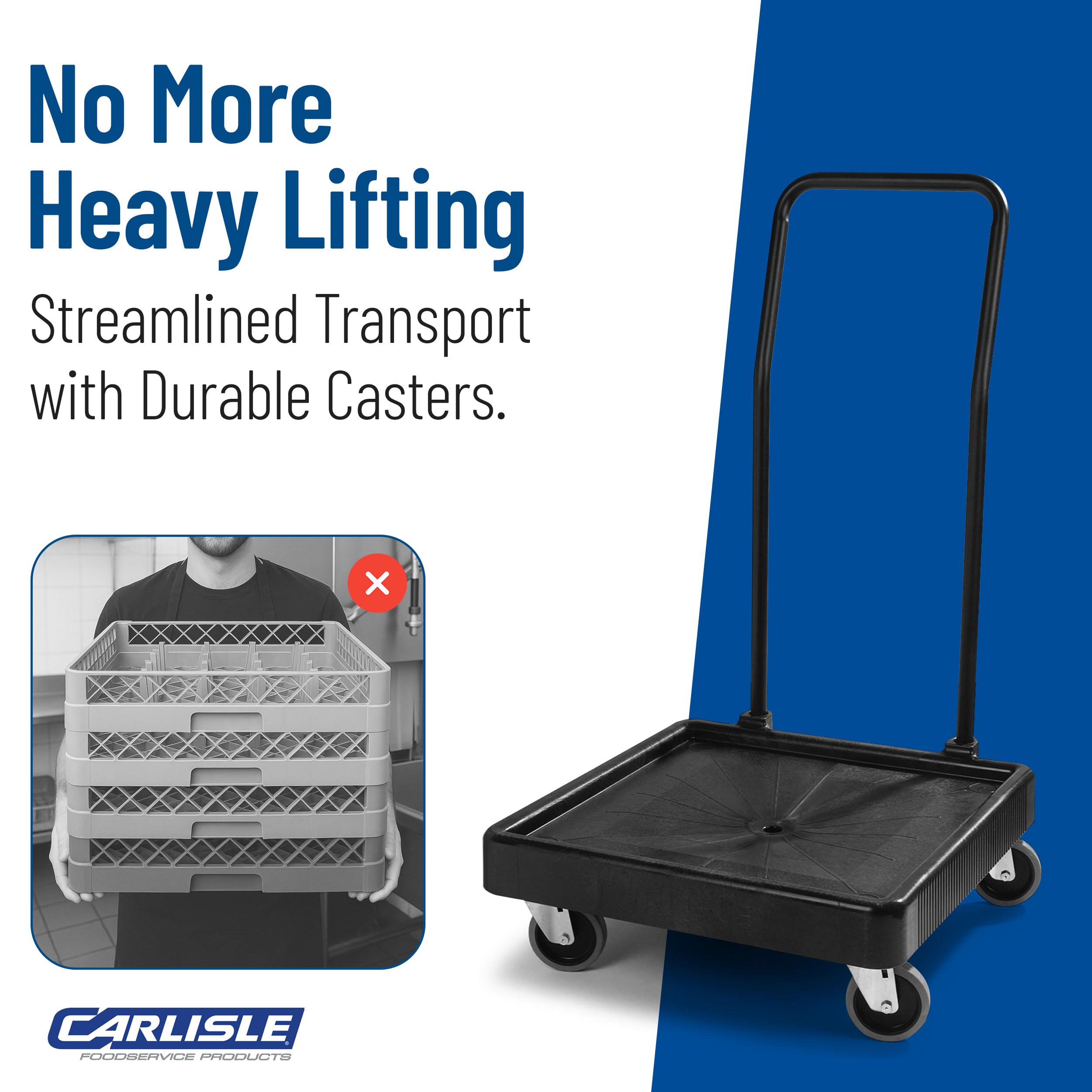 Carlisle Rack Dolly - Smooth Glide & Heavy Duty -6 Carlisle Rack Dolly - Smooth Glide & Heavy Duty -6