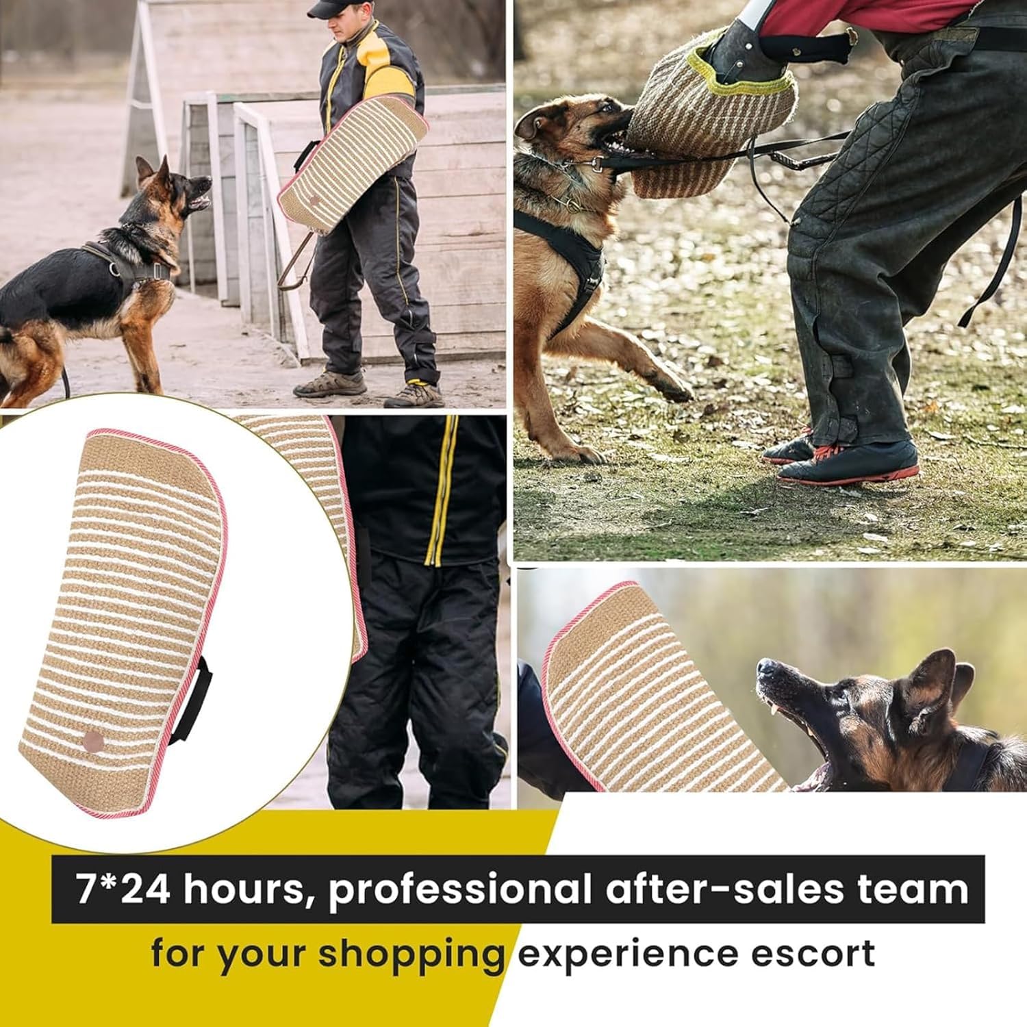3 W 1 Dog Bite Sleeve Arm Dog Bite Sleeve Set Sprzęt Do Treningu Ugryzień Psa Kij Do Treningu Psa Garnitur Do Gryzienia Psa Holownik Zabawka Dla Psów Poduszka Do Gryzienia Interaktywny Szcz