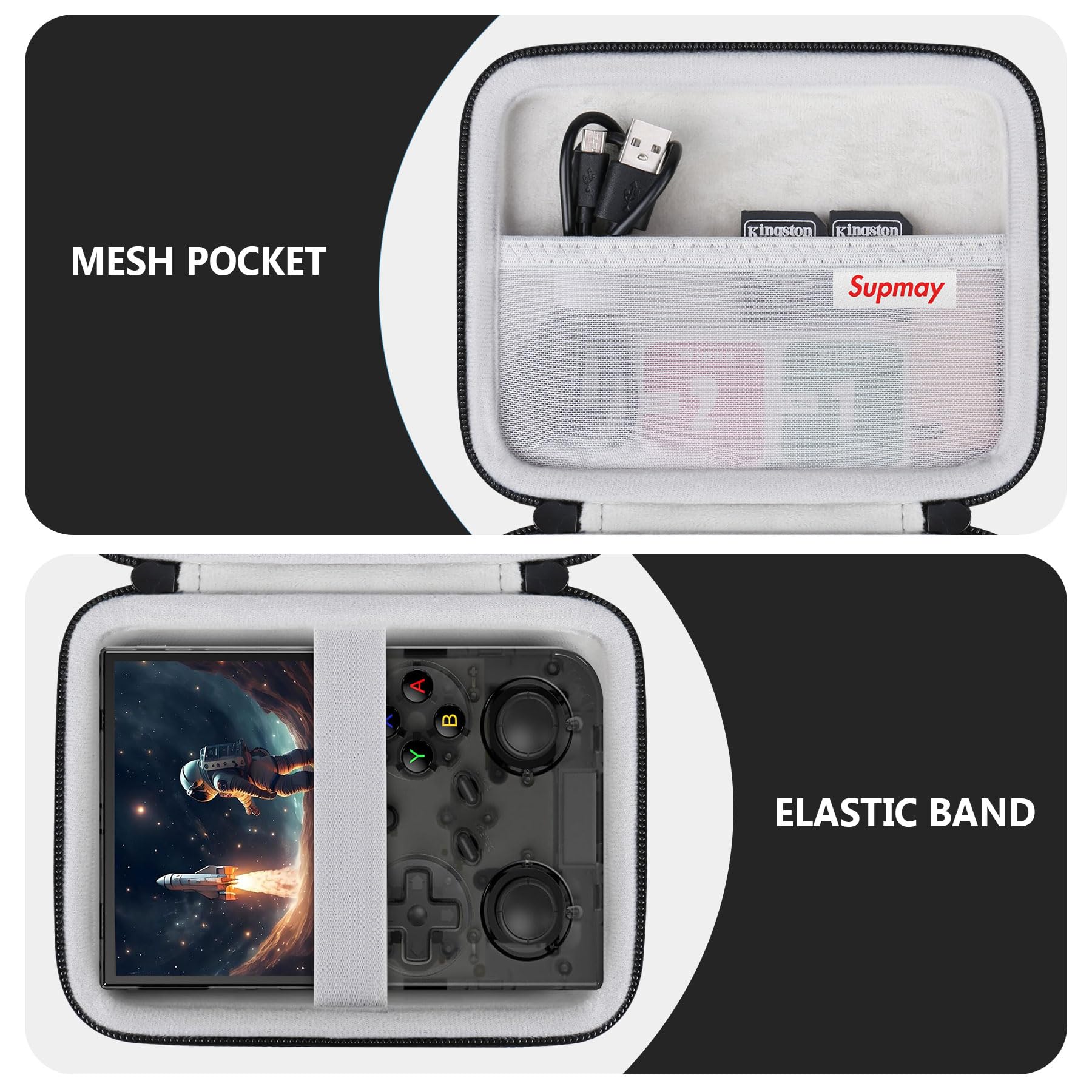 Omabeta étui De Transport Rigide Pour Console Portable Étui De