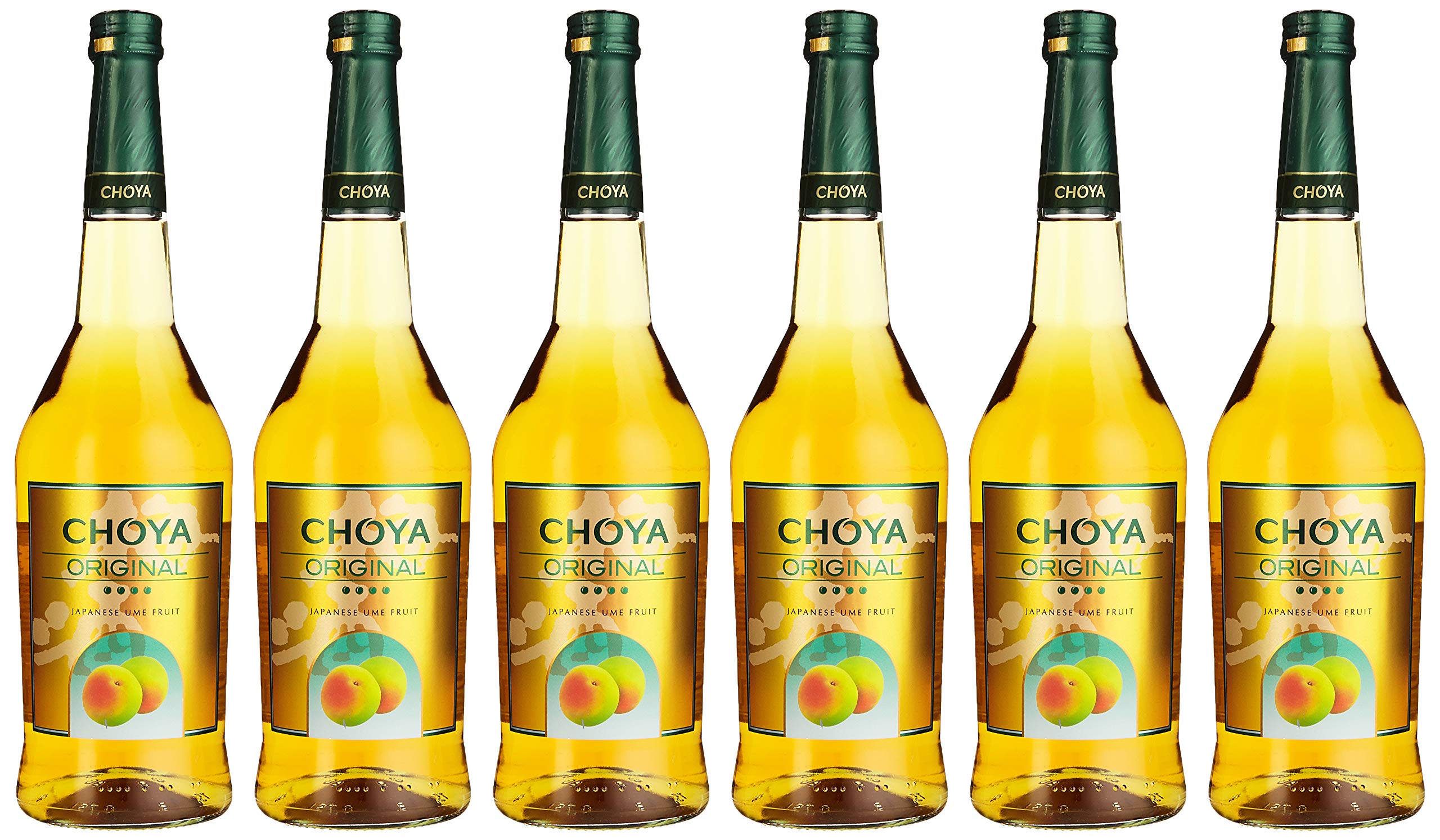 Choya Original japanischer Pflaumenwein (Weinhaltiges Getränk, Ume Frucht, fruchtig, süß, 10% vol.) 6er Pack (6 x 0,75 l)